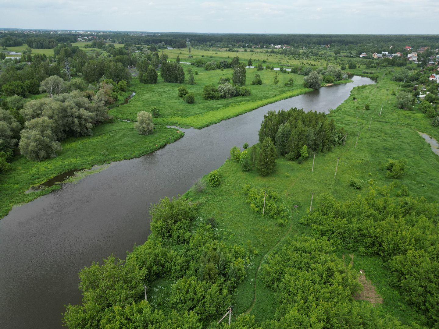 видео с коптера, дом, павлово-посадский городской округ,