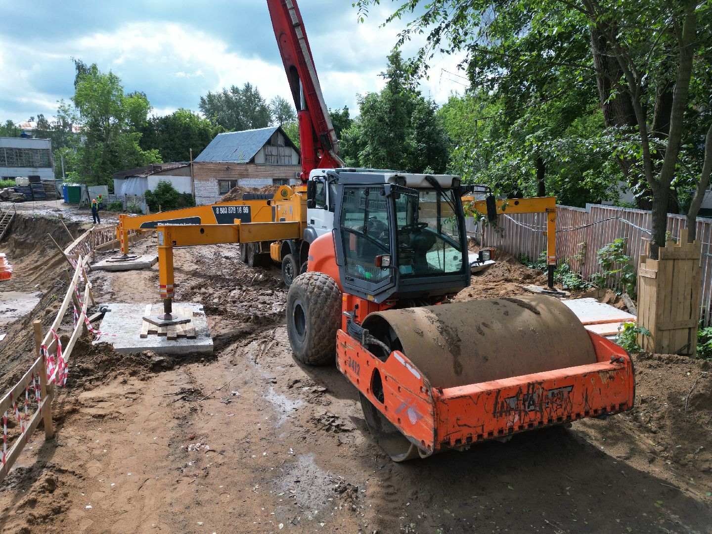 видео с коптера, школа, ремонт,