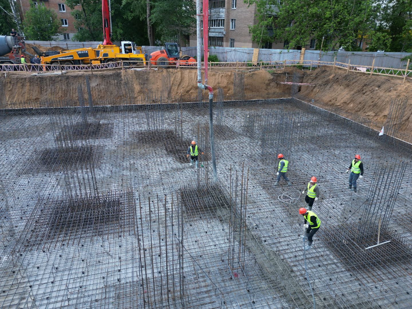 видео с коптера, школа, ремонт,