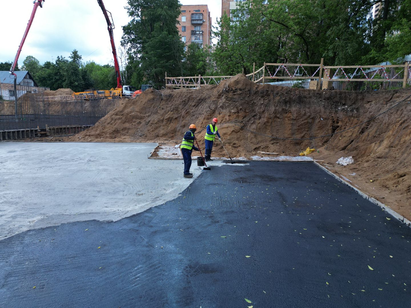 видео с коптера, школа, ремонт,