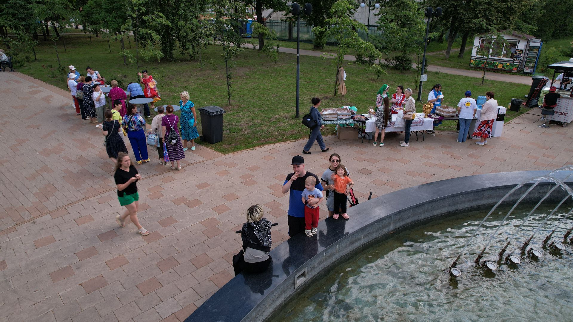 видео с коптера, люберцы, активное долголетие, фестиваль,