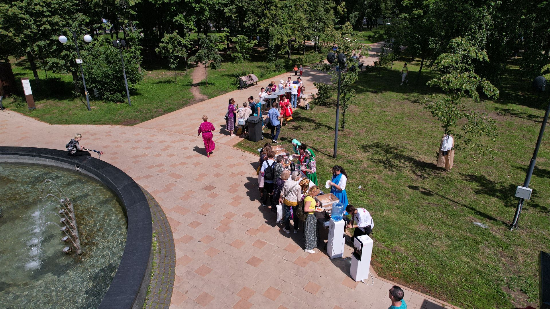 видео с коптера, люберцы, активное долголетие, фестиваль,