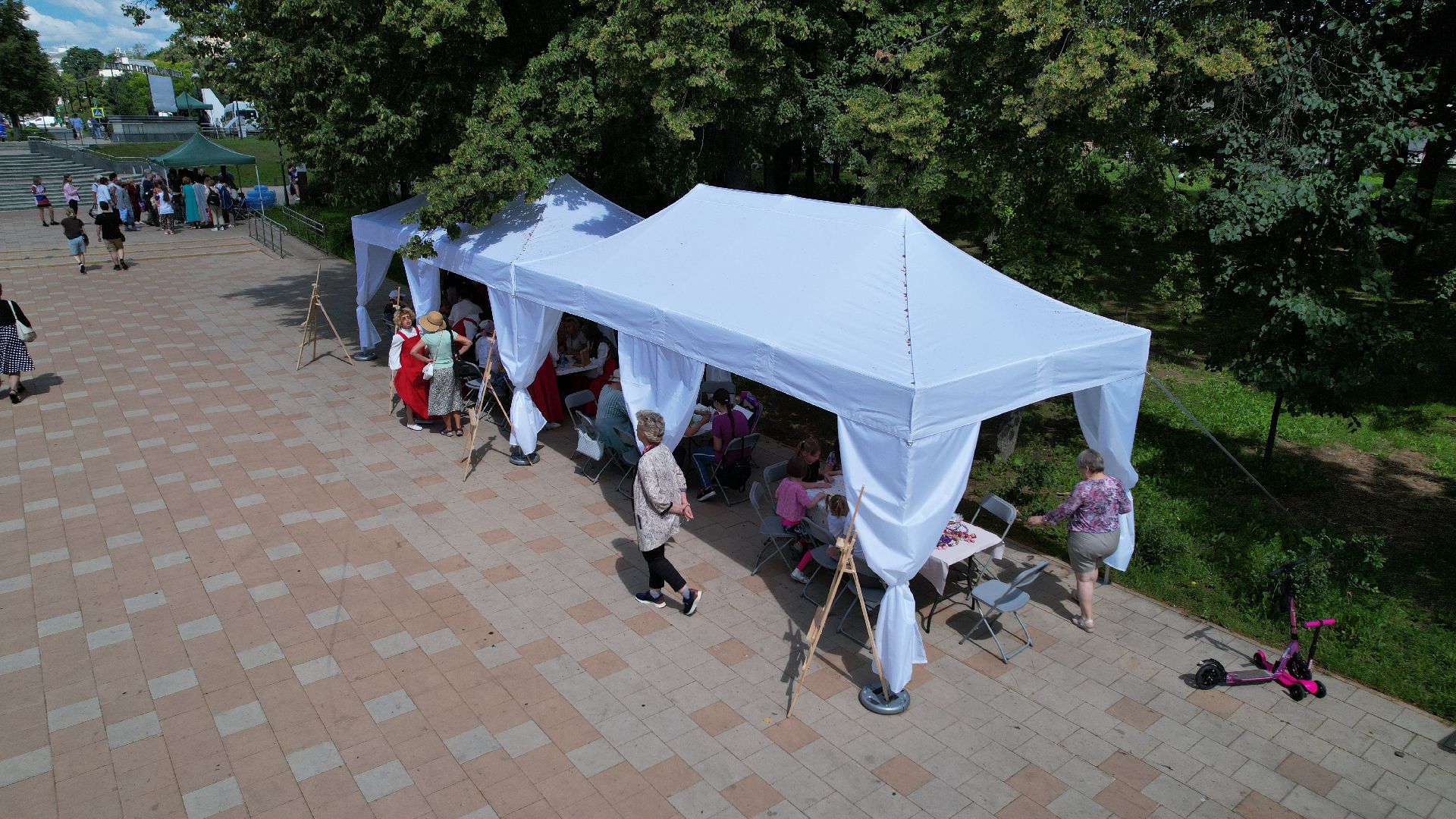 видео с коптера, люберцы, активное долголетие, фестиваль,