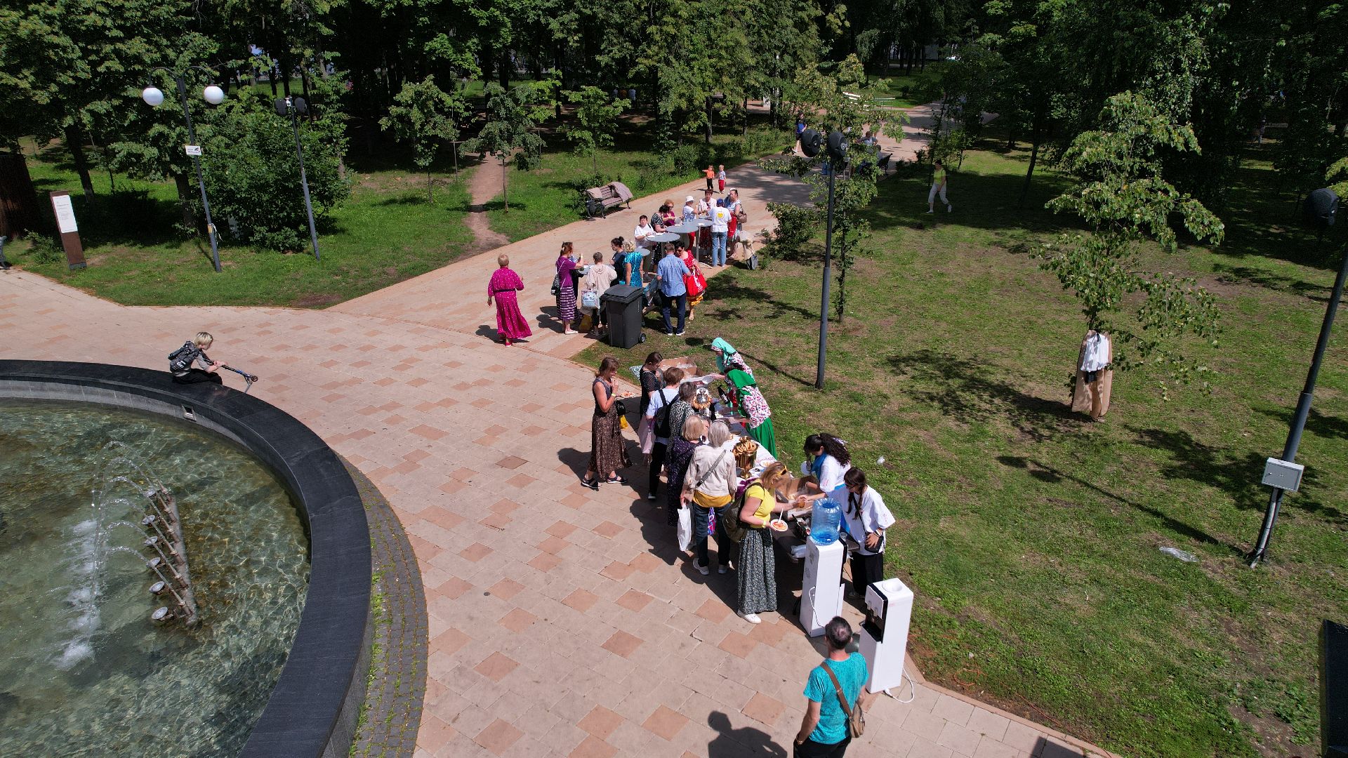 видео с коптера, люберцы, активное долголетие, фестиваль,