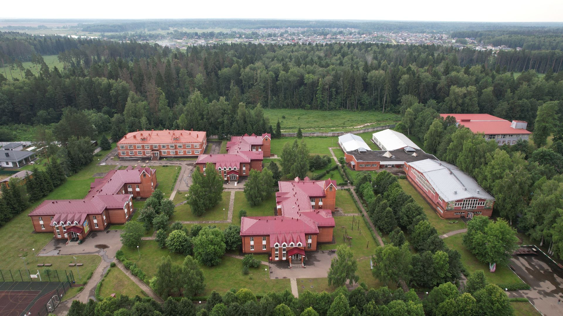 видео с коптера, лагерь, дети, сво, наро-фоминск,