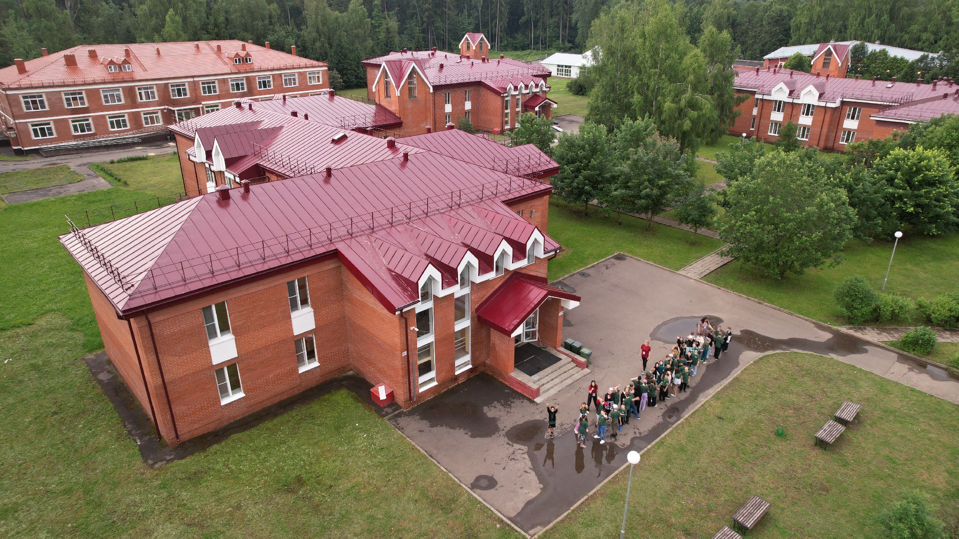 видео с коптера, лагерь, дети, сво, наро-фоминск,