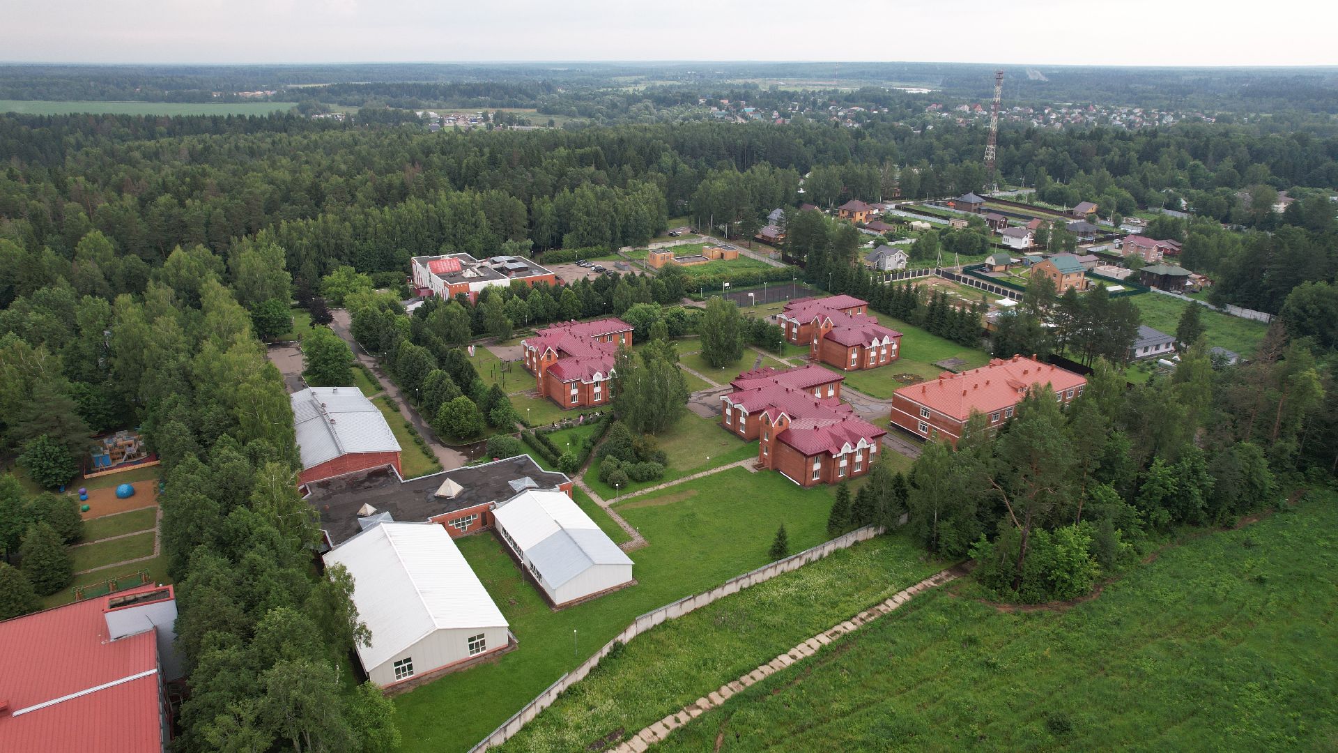 видео с коптера, лагерь, дети, сво, наро-фоминск,