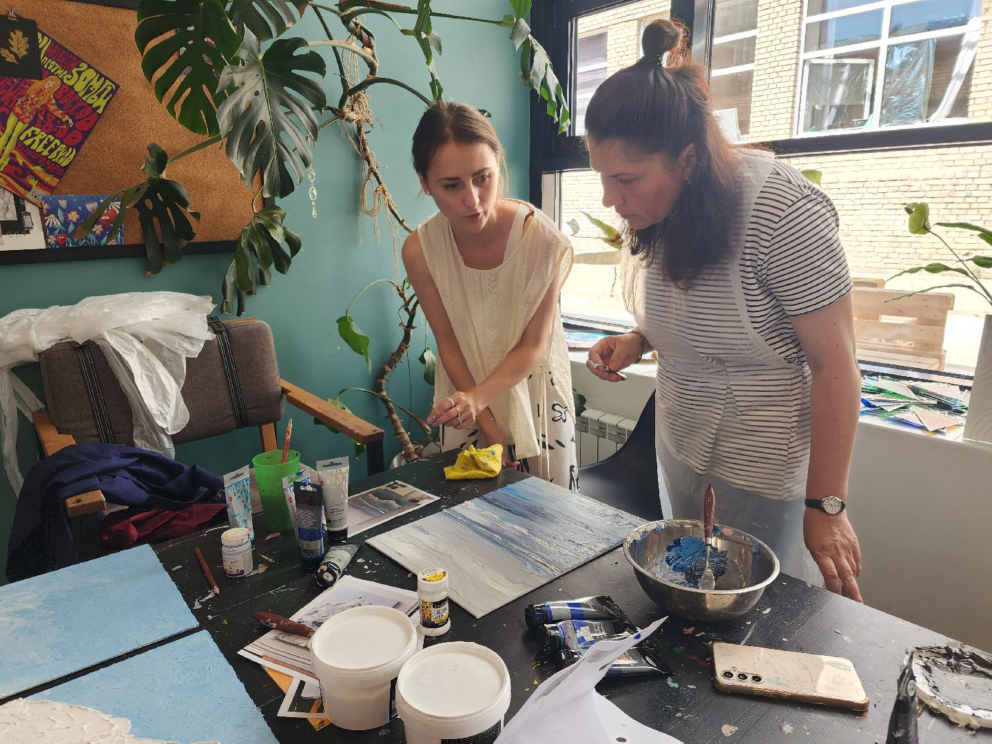 Черноголовка, Мастер-класс, творчество, картины,