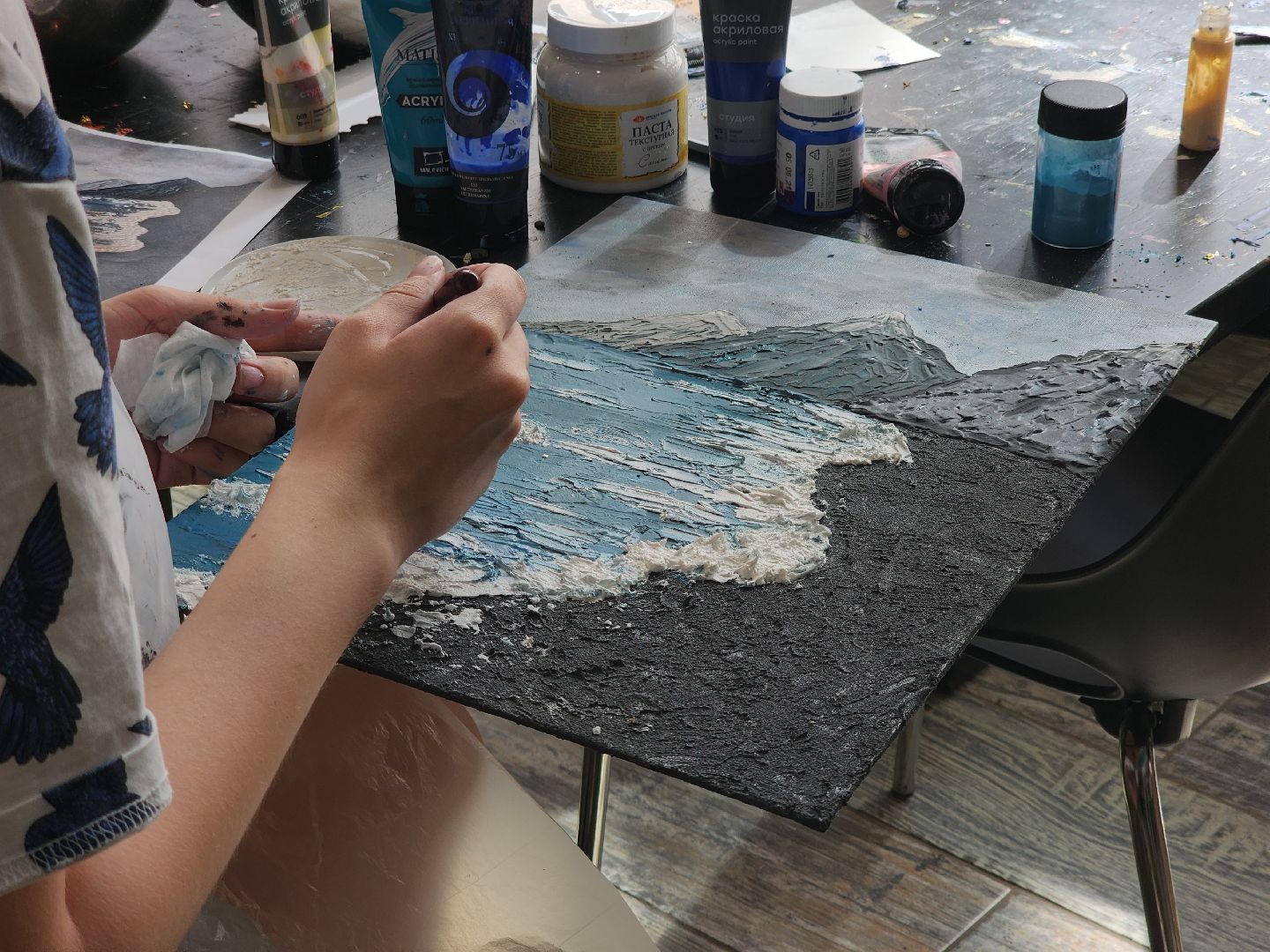 Черноголовка, Мастер-класс, творчество, картины,