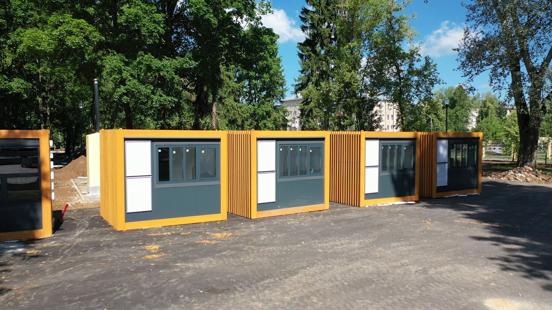 видео с коптера, Коломна, благоустройство, парк,