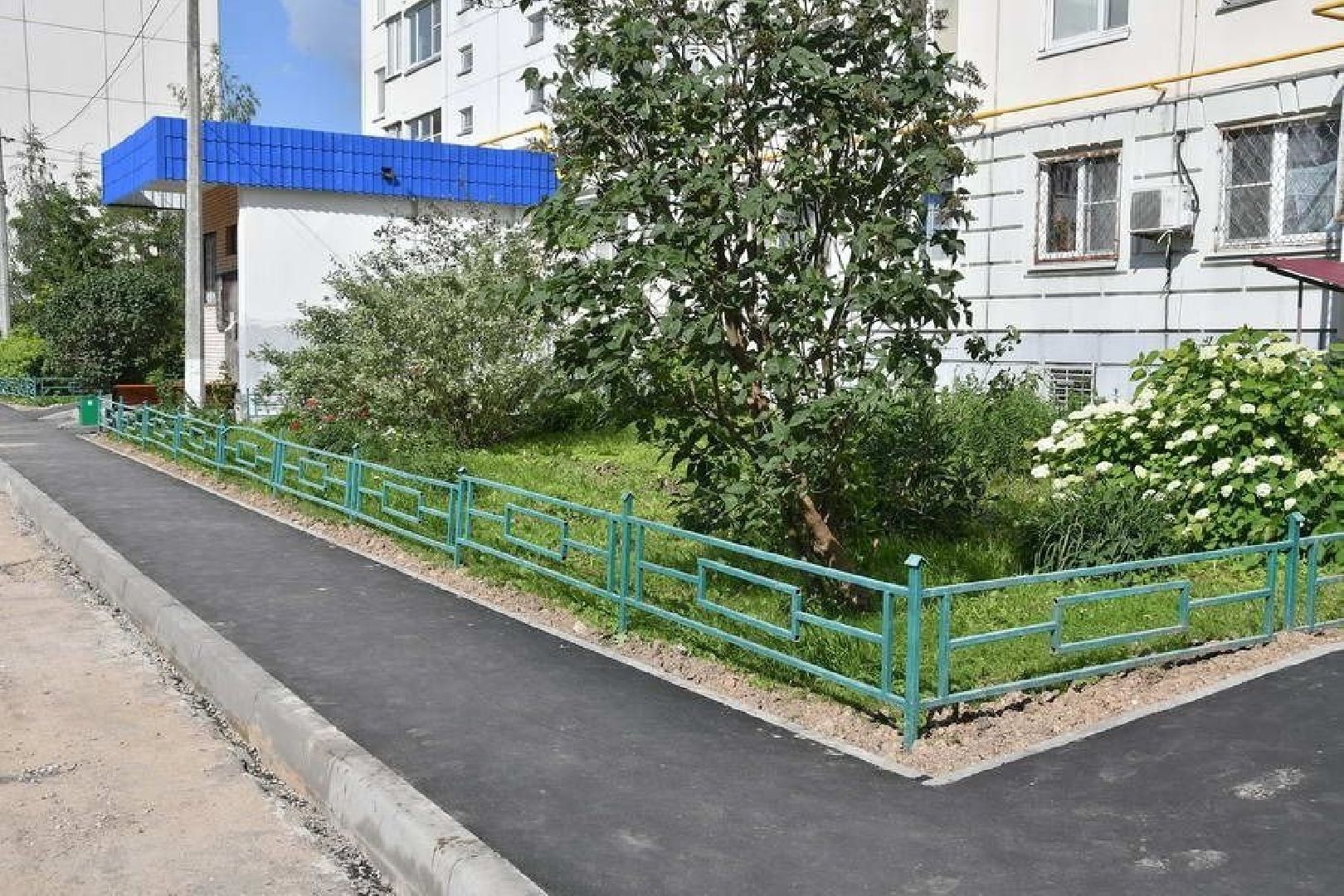 благоустройство дворовой территории, власиха мкр спортивный, власиха ремонт дорог, власиха благоустройство, ул Машла Жукова Власиха,