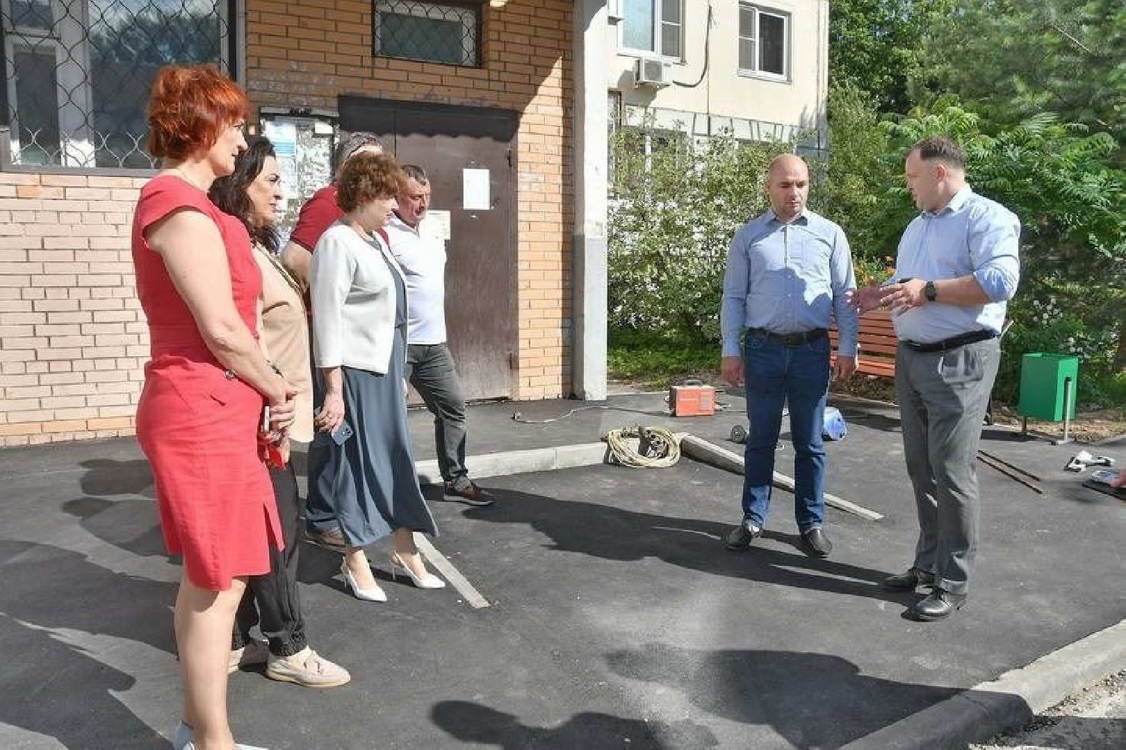 благоустройство дворовой территории, власиха мкр спортивный, власиха ремонт дорог, власиха благоустройство, ул Машла Жукова Власиха,