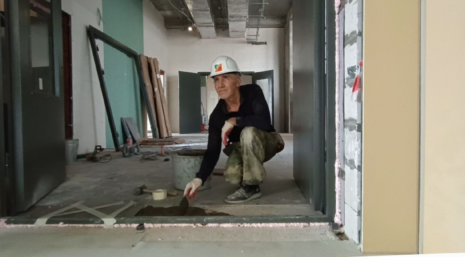 строительство, лицей Авиатика, лобня,