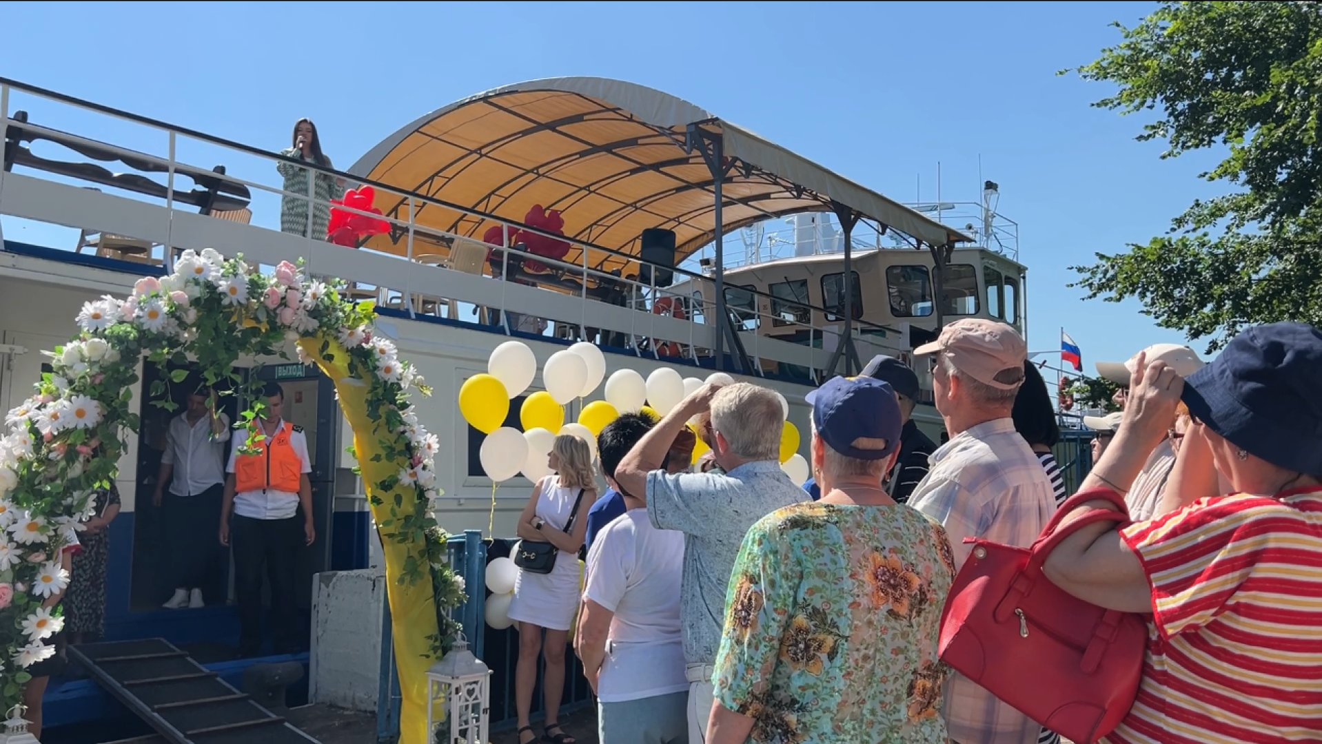 химки, общество, активное долголетие, юбиляры семейной жизни, теплоход, день семьи любви и верности,