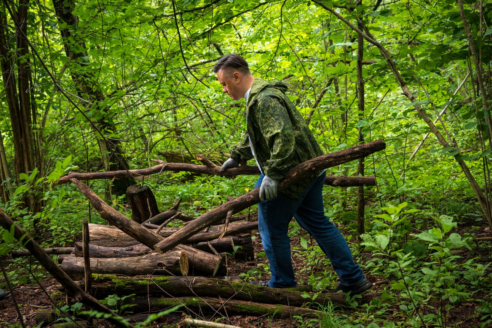 Чистый город, Уборка леса, экология, Домодедово,