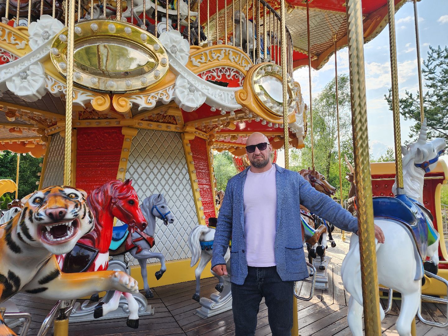 Чехов, карусель, аттракционы, городской парк, бесплатное катание, дети, отдых,