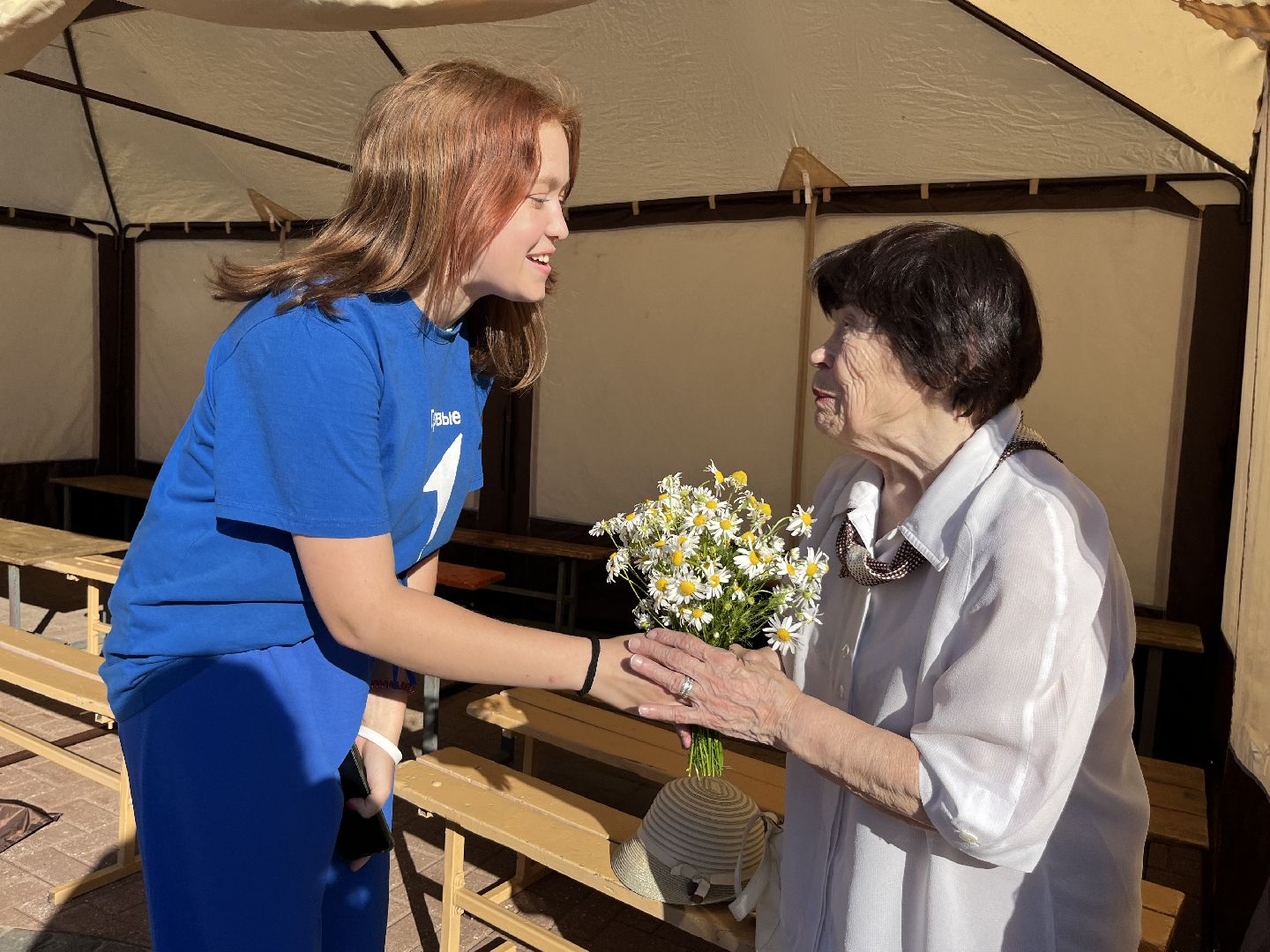 ромашки, ромашковое настроение, наро-фоминск, день семьи любви и верности, волонтеры подмосковья, движение первых подмосковья,