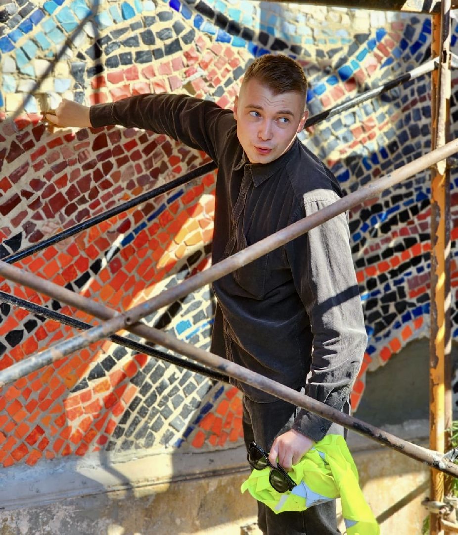 наро-фоминск, наро-фоминский городской округ, реставрация, Мозаика, Мозаичное панно, Юрий Дехто, гк остов,