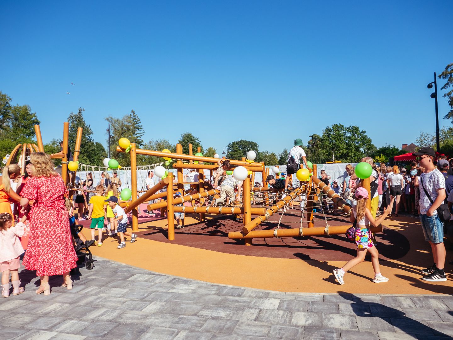 благоустройство, подмосквье, дедовск, открытие, детская площадка,