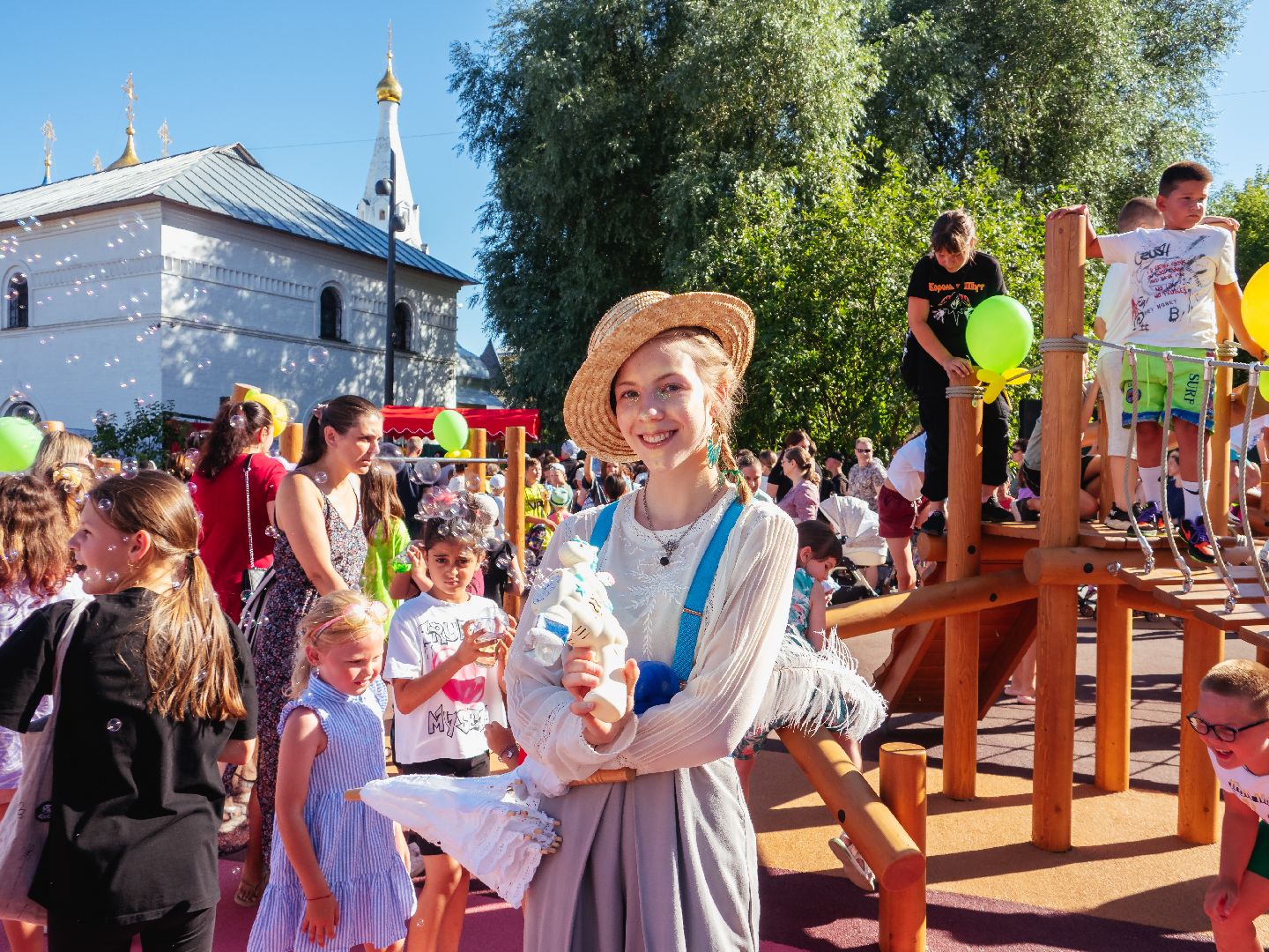 благоустройство, подмосквье, дедовск, открытие, детская площадка,