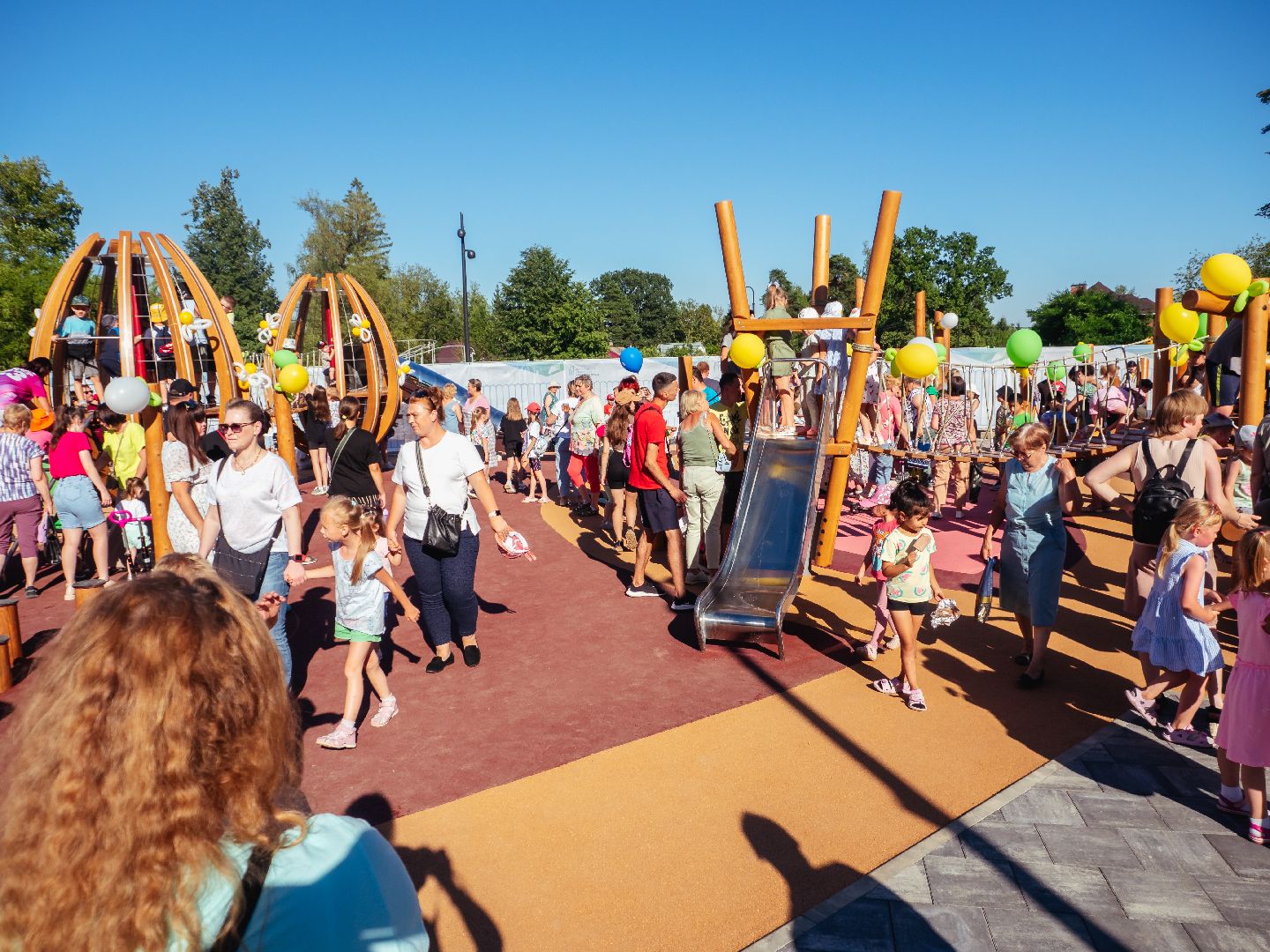 благоустройство, подмосквье, дедовск, открытие, детская площадка,