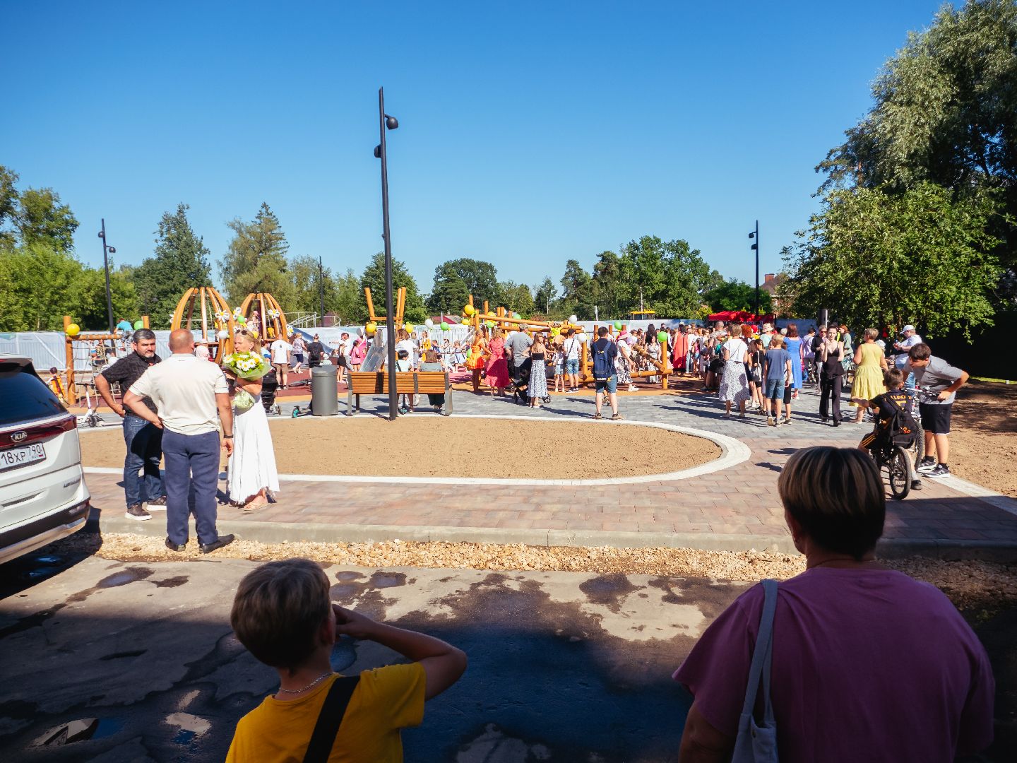благоустройство, подмосквье, дедовск, открытие, детская площадка,