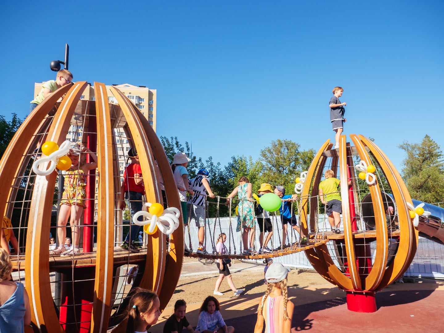 благоустройство, подмосквье, дедовск, открытие, детская площадка,