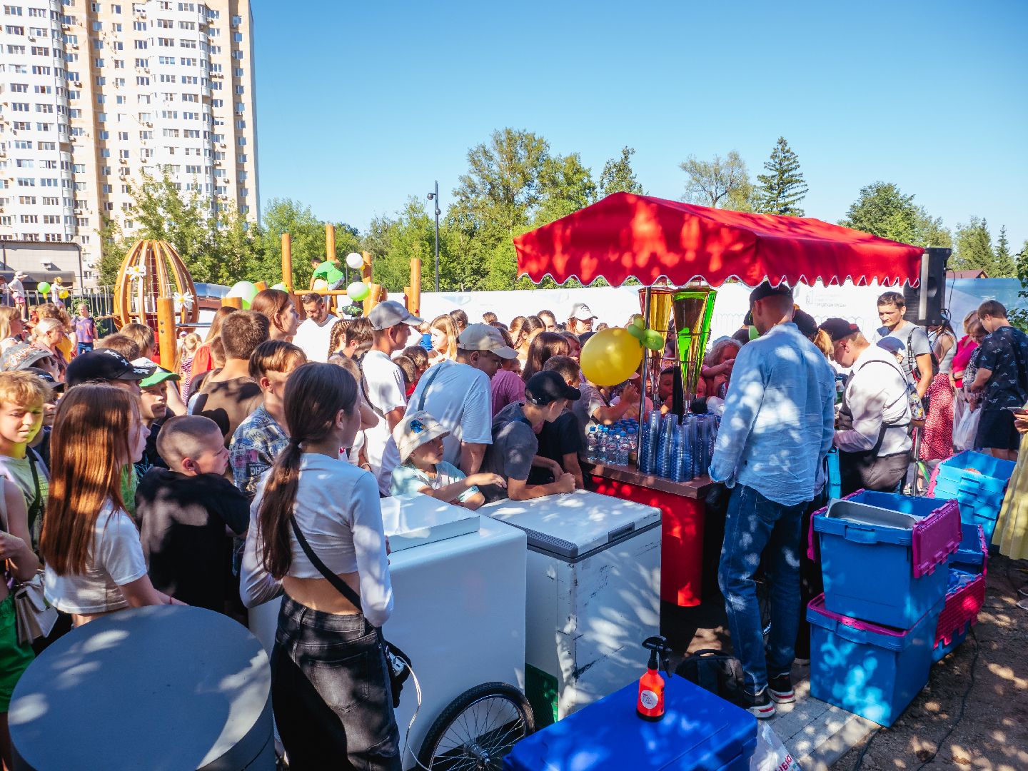 благоустройство, подмосквье, дедовск, открытие, детская площадка,