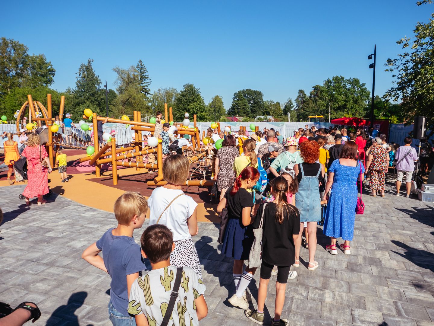 благоустройство, подмосквье, дедовск, открытие, детская площадка,