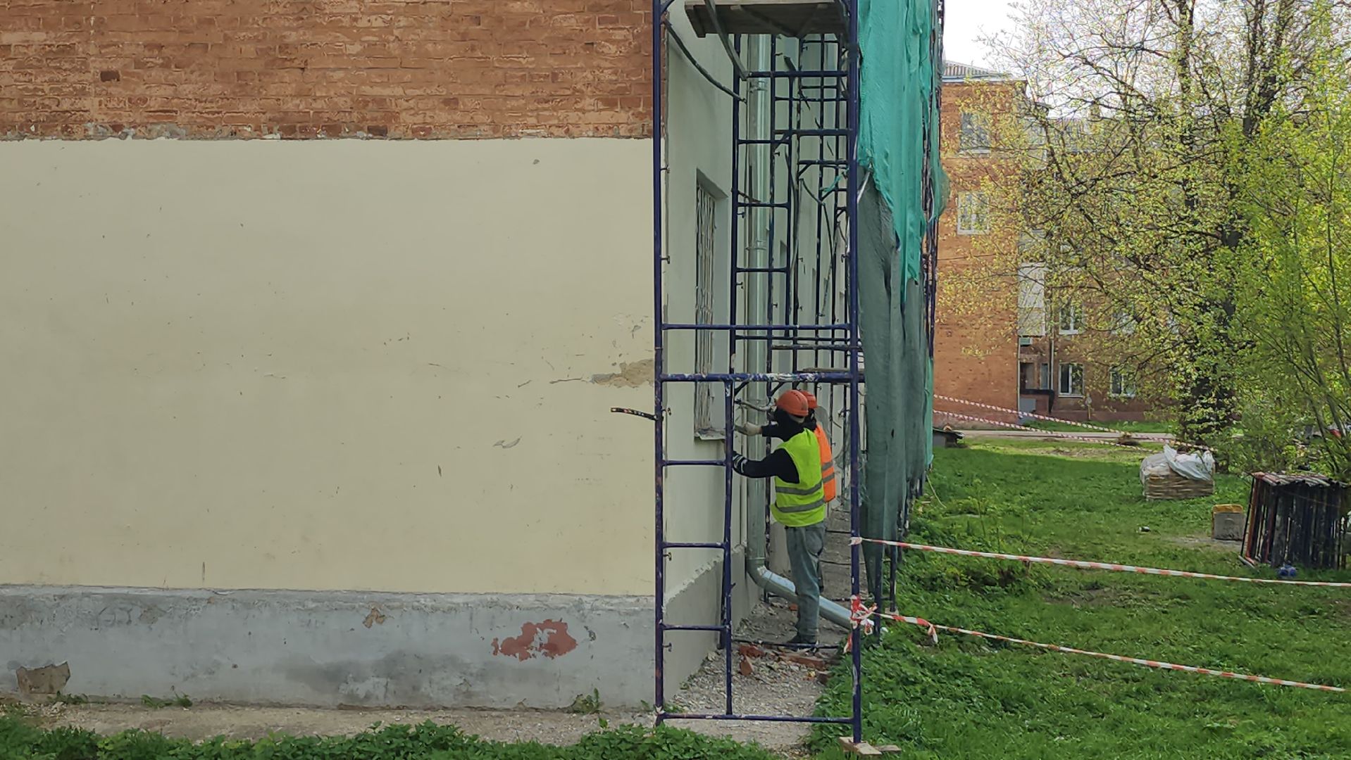 серпухов, капитальный ремонт мкд, ремонт фасада дома, жкх, улица красный текстильщик,