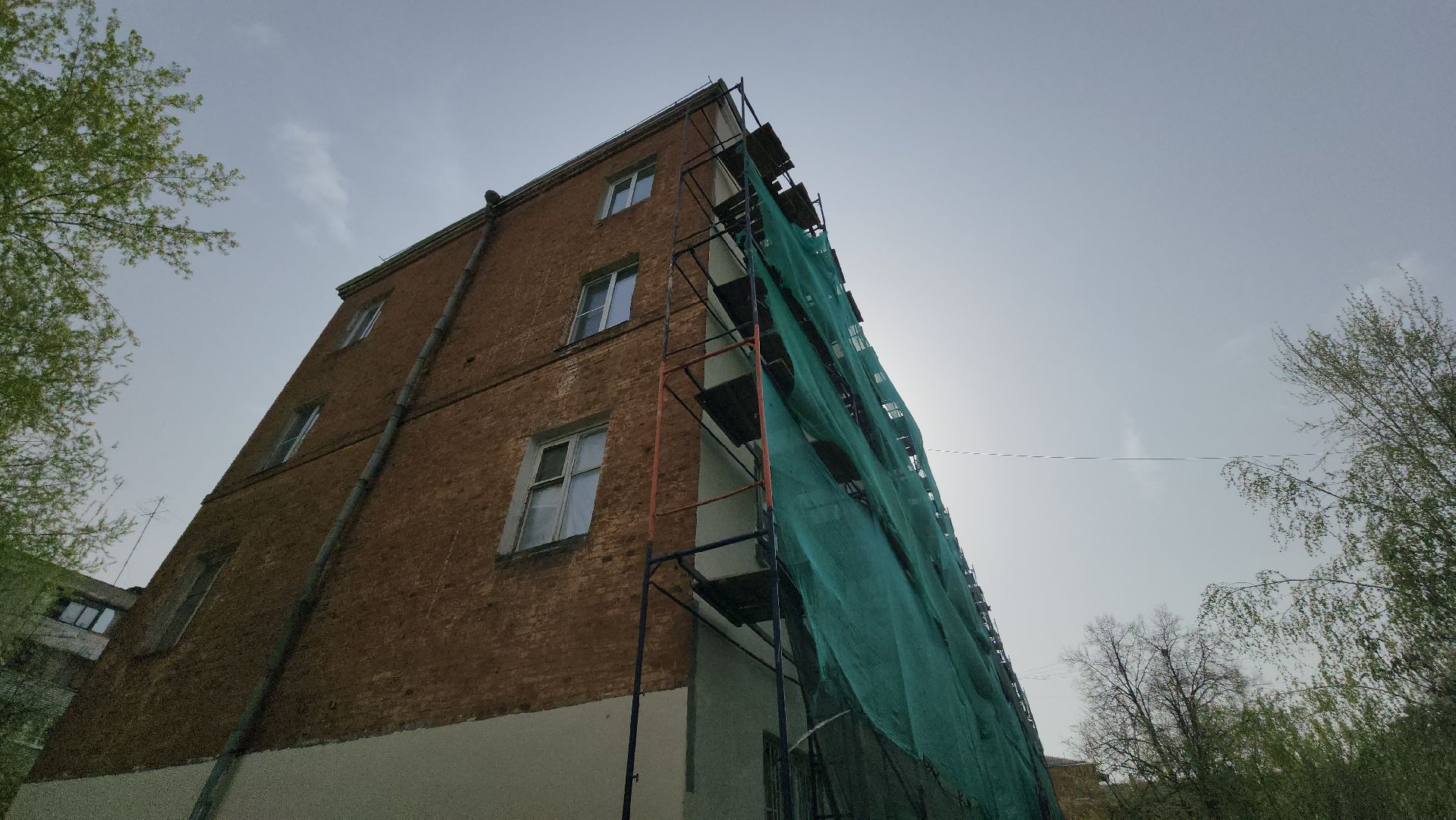 серпухов, капитальный ремонт мкд, ремонт фасада дома, жкх, улица красный текстильщик,