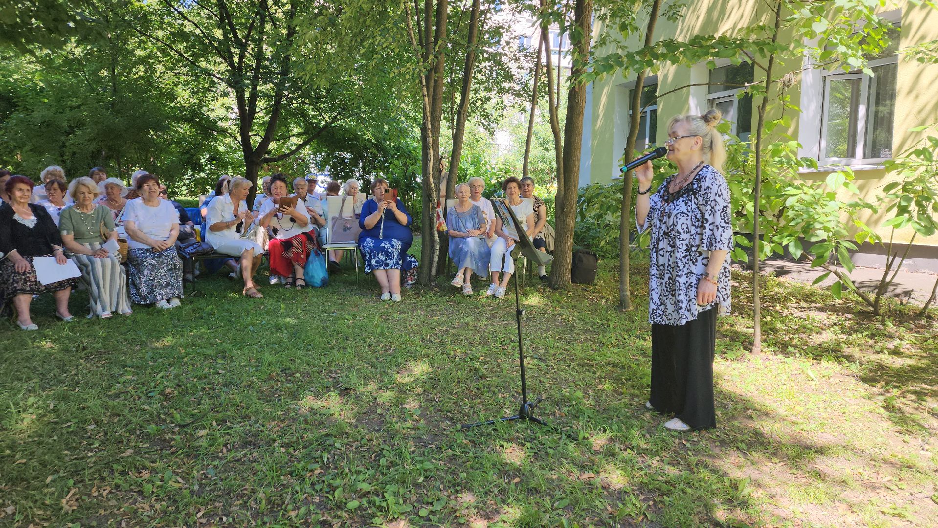пушкино, день семьи любви и верности, концерт, центр социального обслуживания, песни,