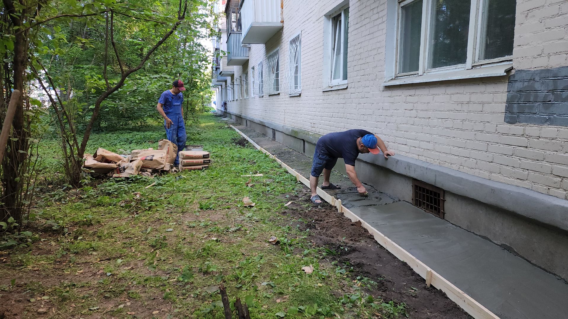 пушкино, отмостка, мкд, ремонт дома, жкх, жкх и благоустройство,