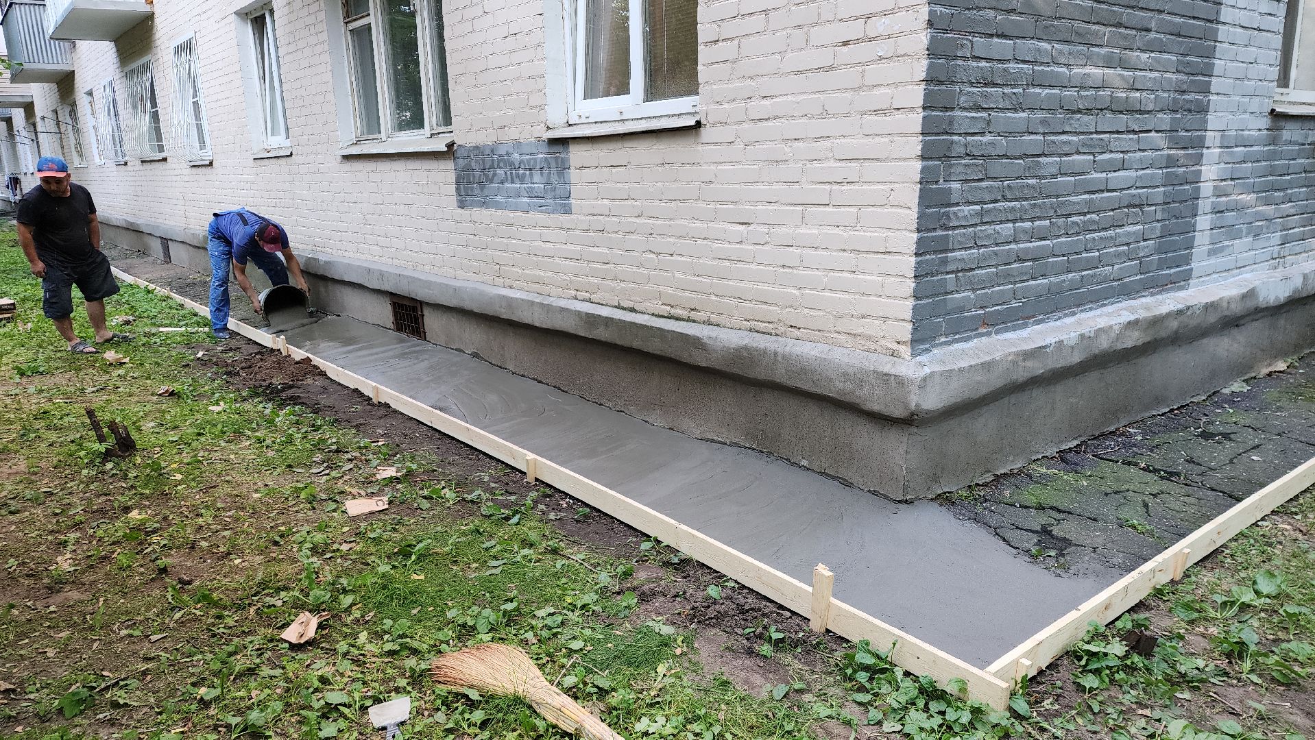 пушкино, отмостка, мкд, ремонт дома, жкх, жкх и благоустройство,