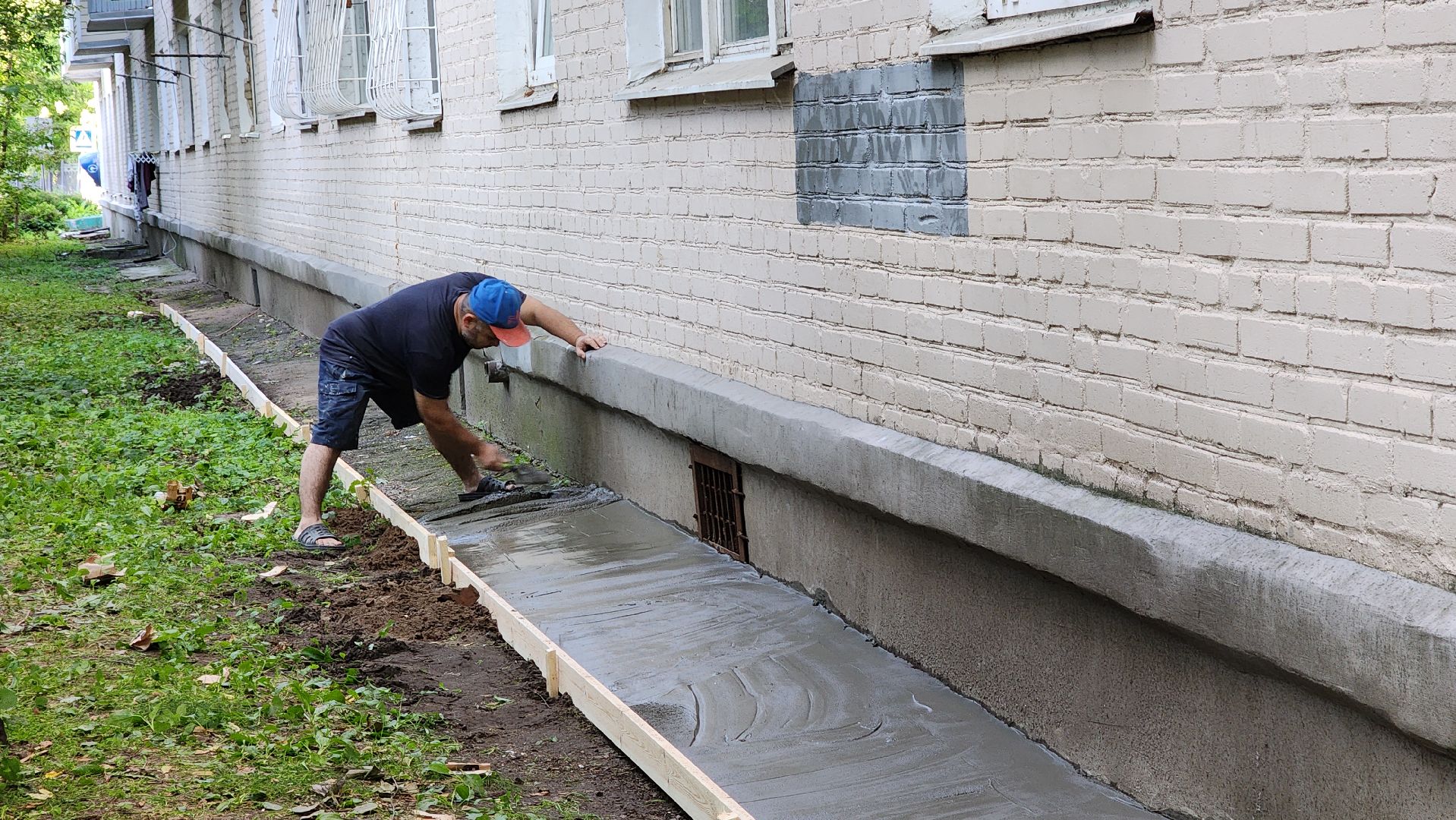 пушкино, отмостка, мкд, ремонт дома, жкх, жкх и благоустройство,