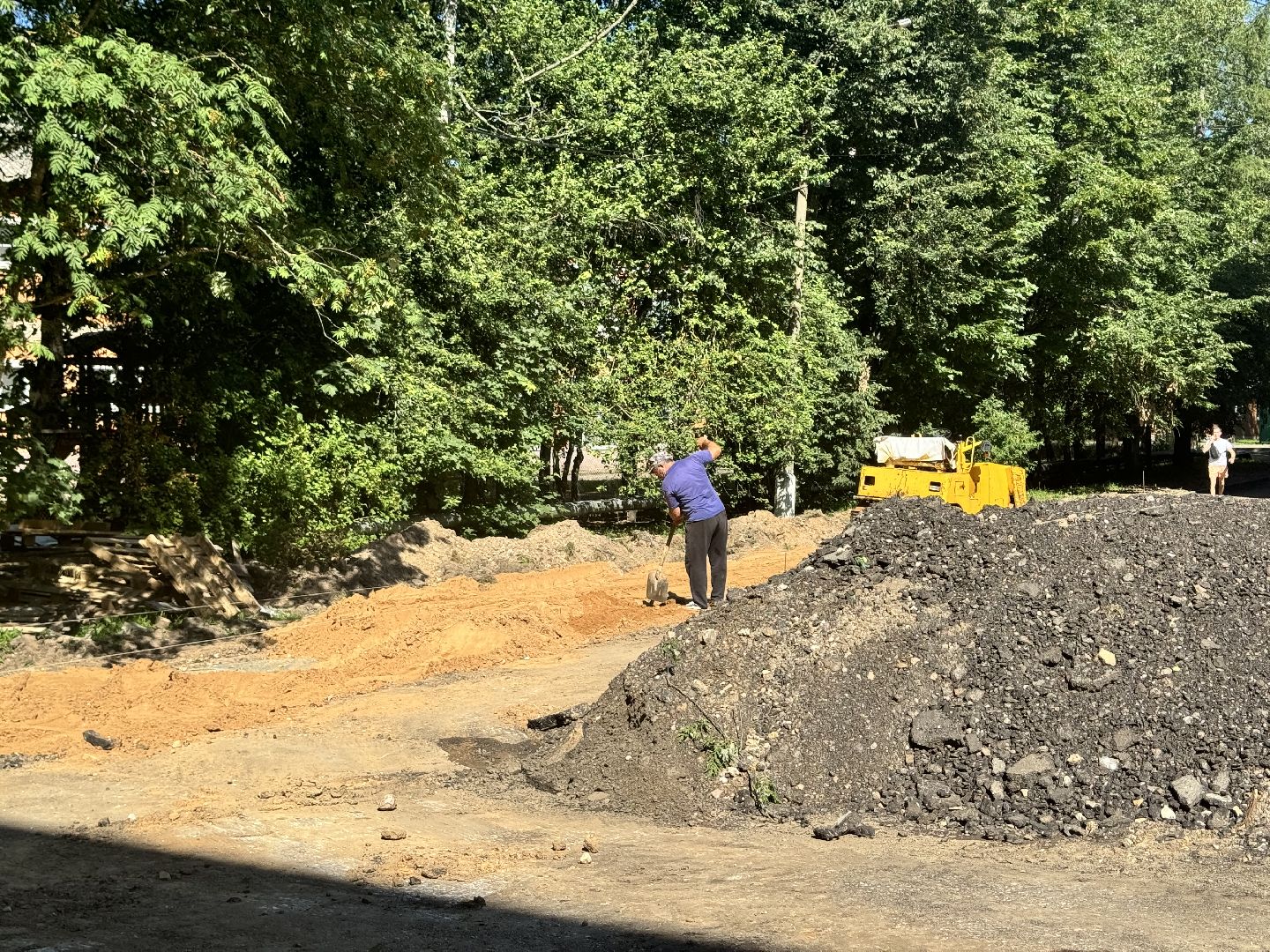 шаховская, дорога, благоуйстройство,