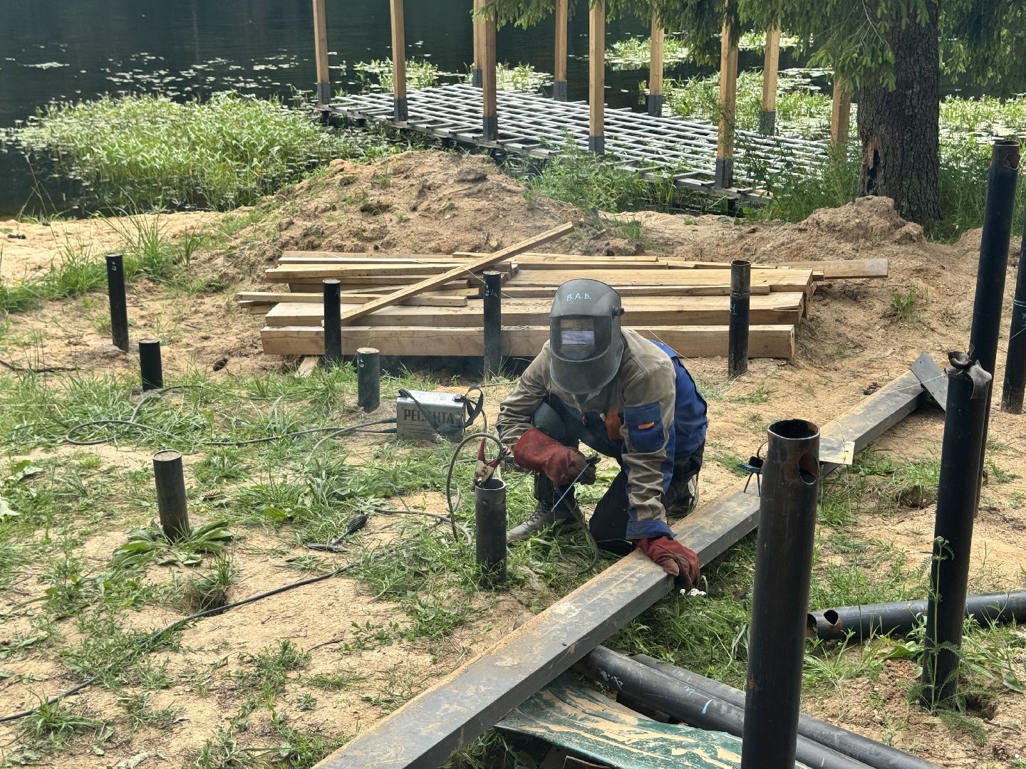 шаховская, плотина, строителтство,