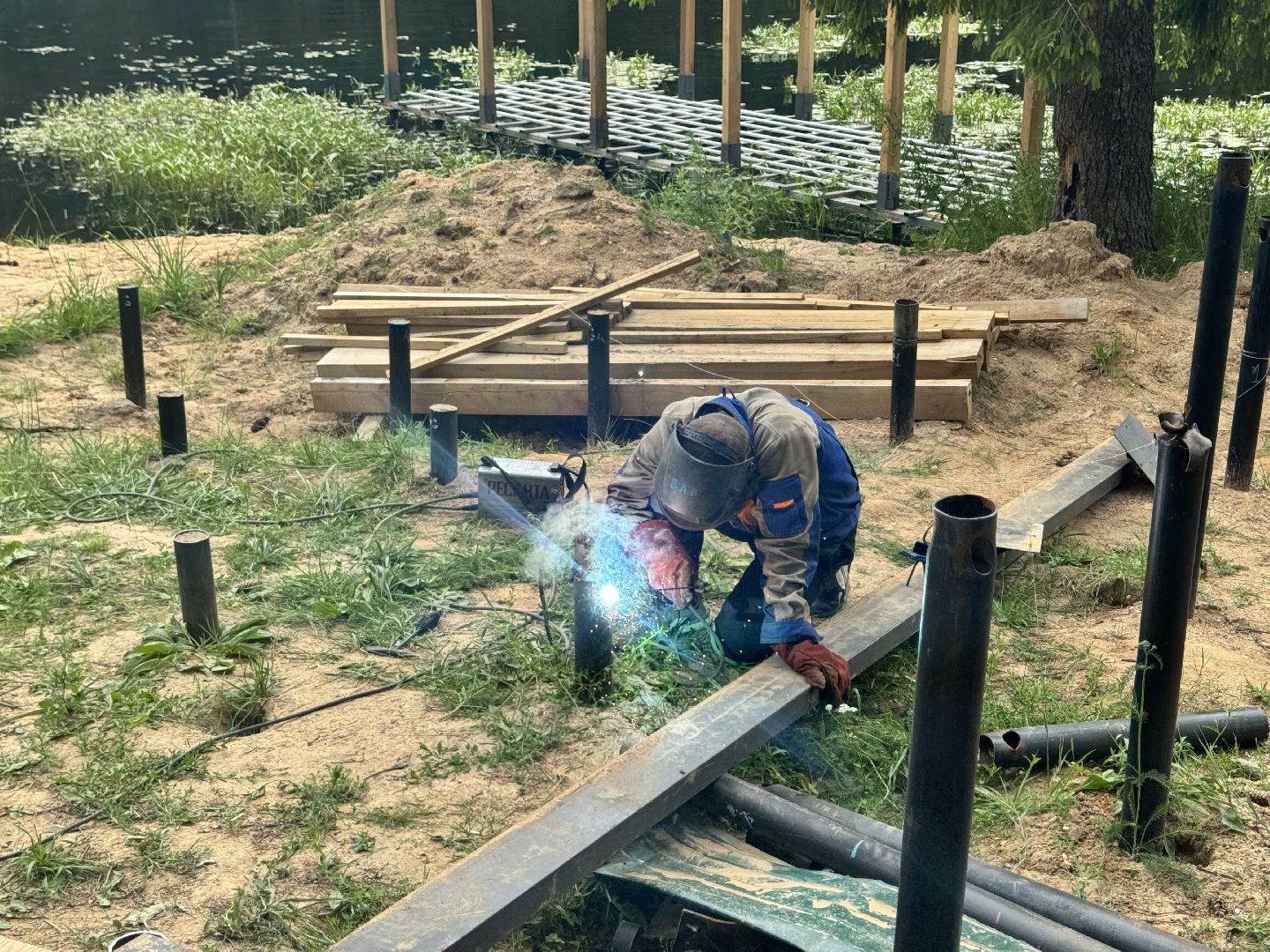 шаховская, плотина, строителтство,