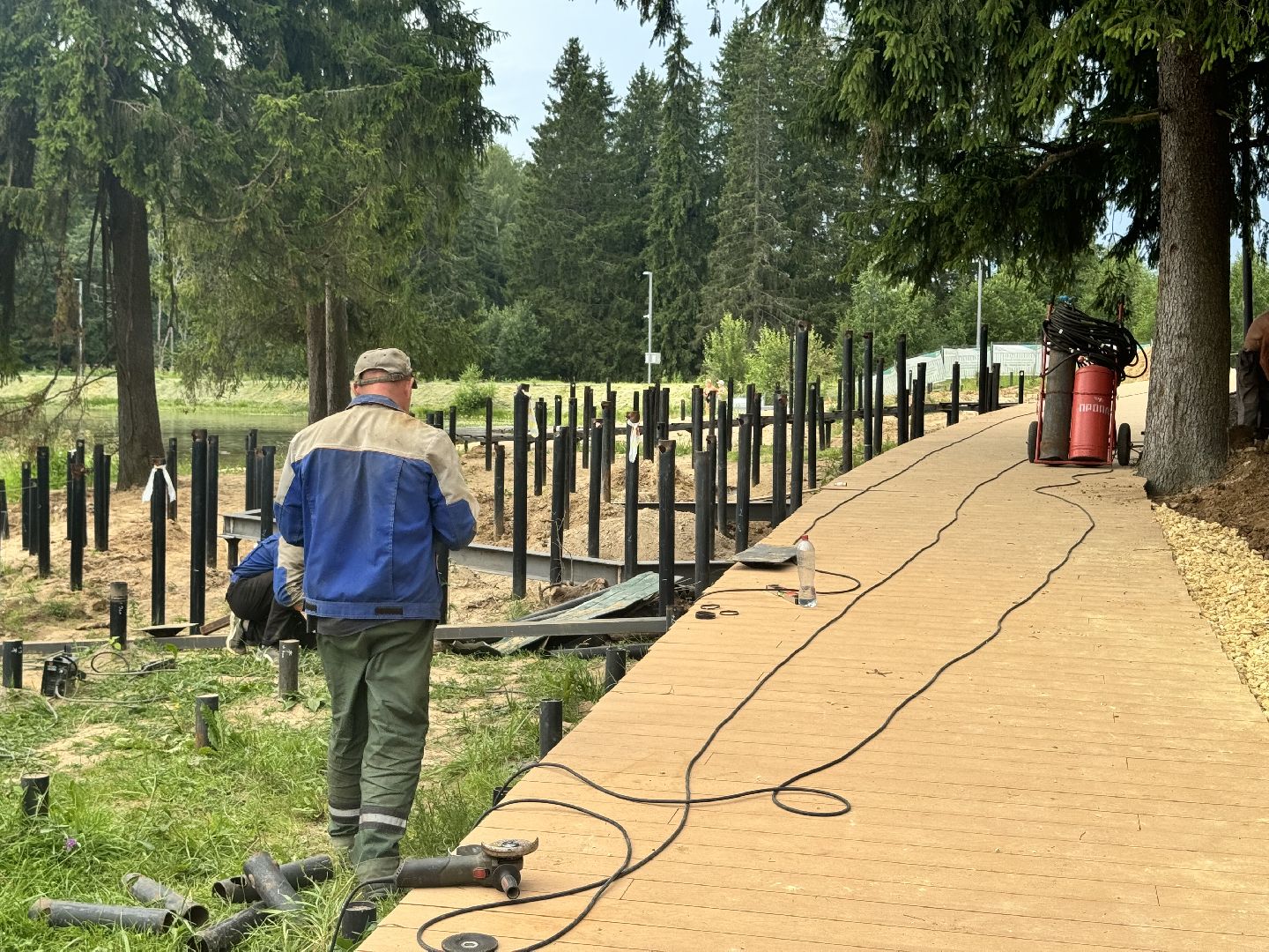 шаховская, плотина, строителтство,