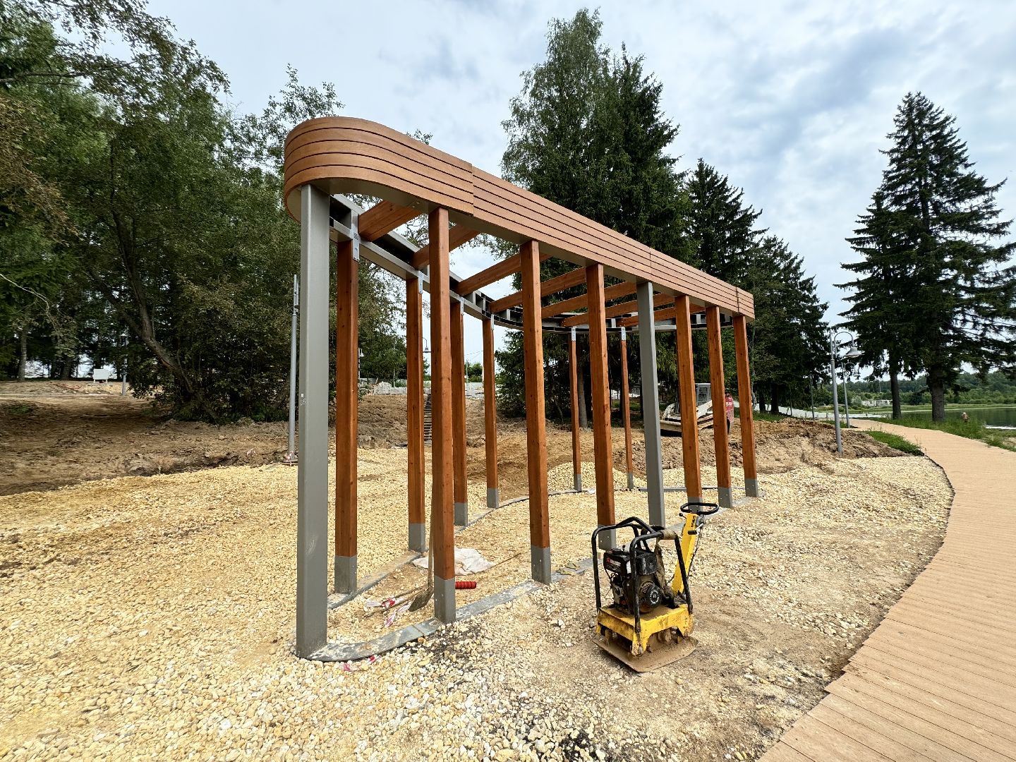 шаховская, плотина, строителтство,