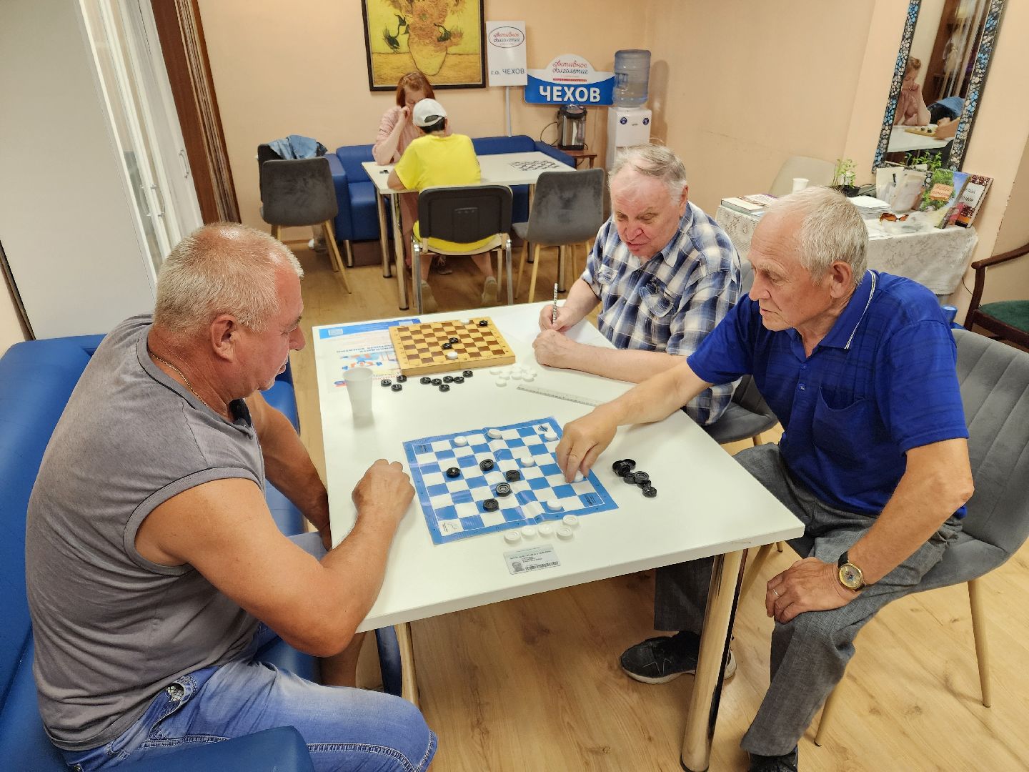Чехов, клуб Активное долголетие, турнир, русские шашки, отборочные соревнования, дворец спорт Олимпийский, активное долголетие,