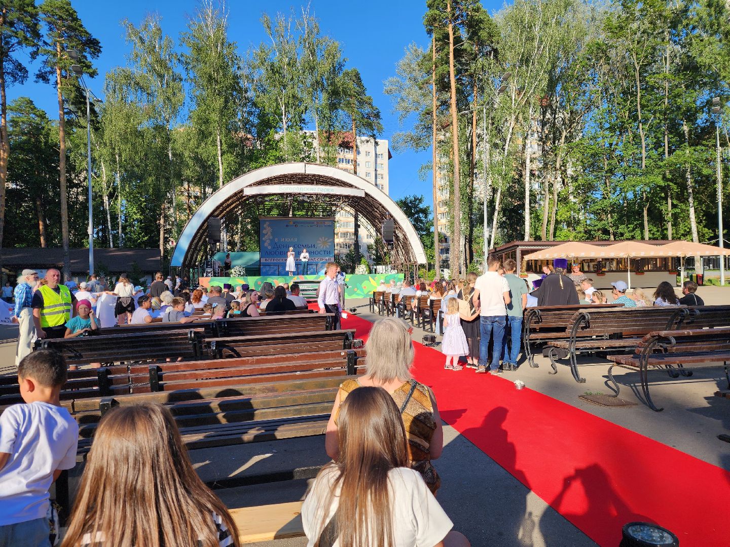 ногинск, день семьи любви и верности, общество, жители, центральный парк, дети, год семьи,