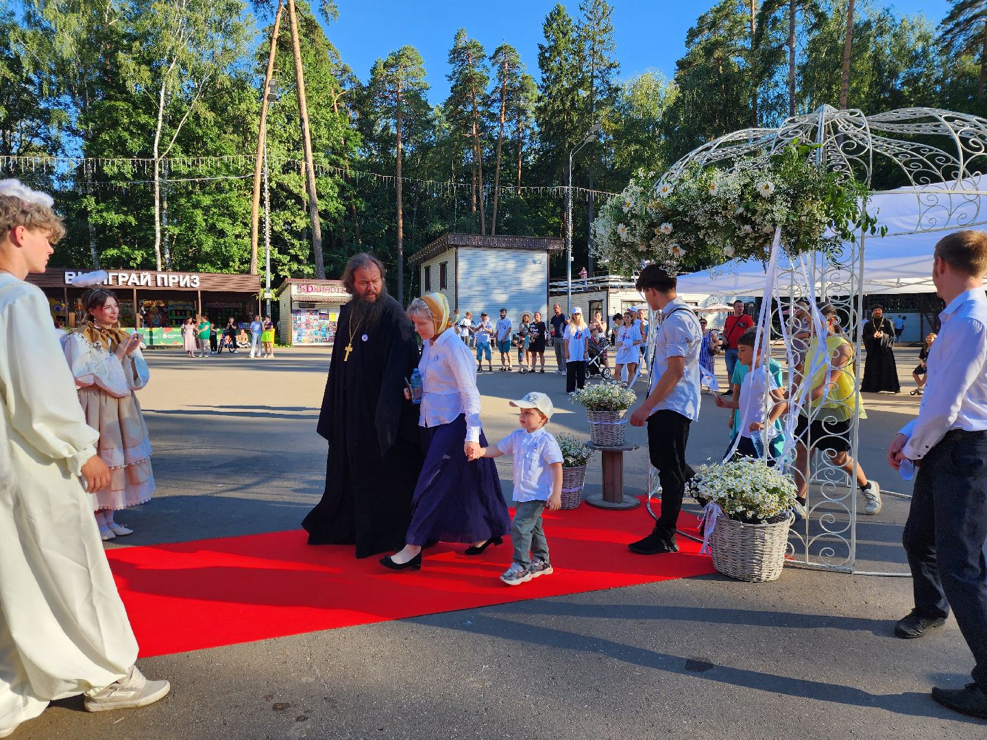 ногинск, день семьи любви и верности, общество, жители, центральный парк, дети, год семьи,