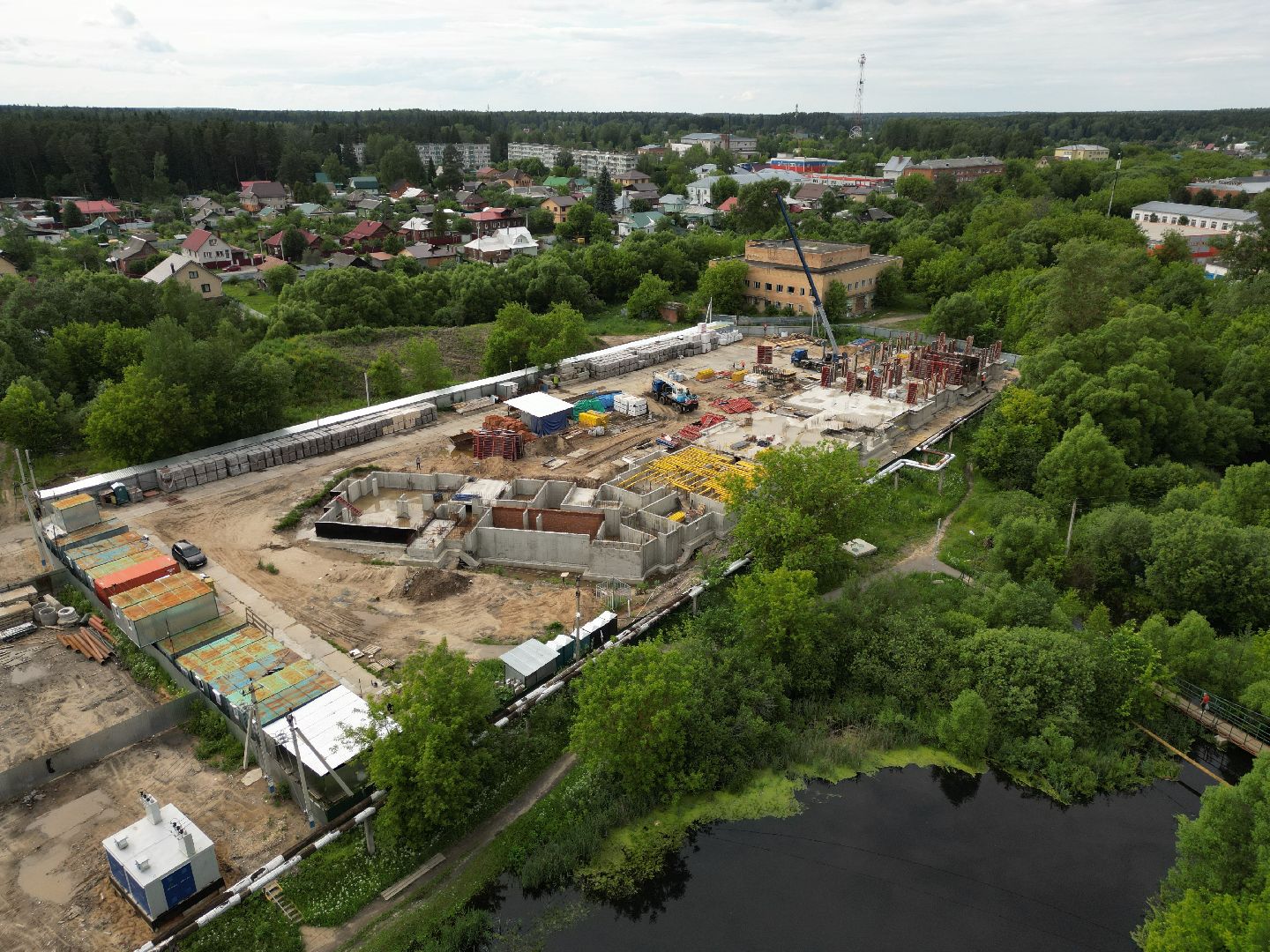 видео с коптера, талдом, вербилки, расселение аварийного жилья,