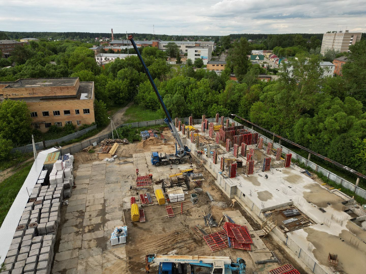 видео с коптера, талдом, вербилки, расселение аварийного жилья,