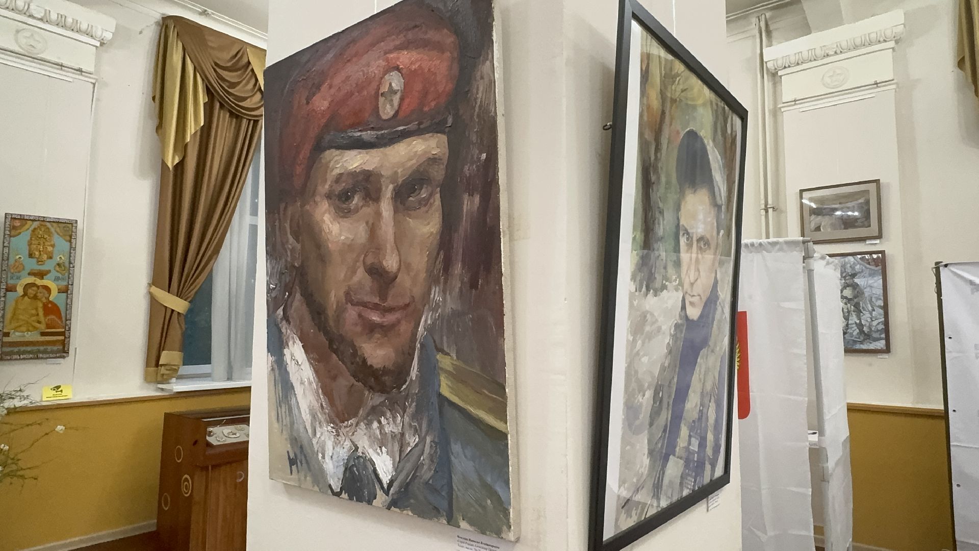 Солнечногорск, Выставка, Картины, бойцы сво, жители,