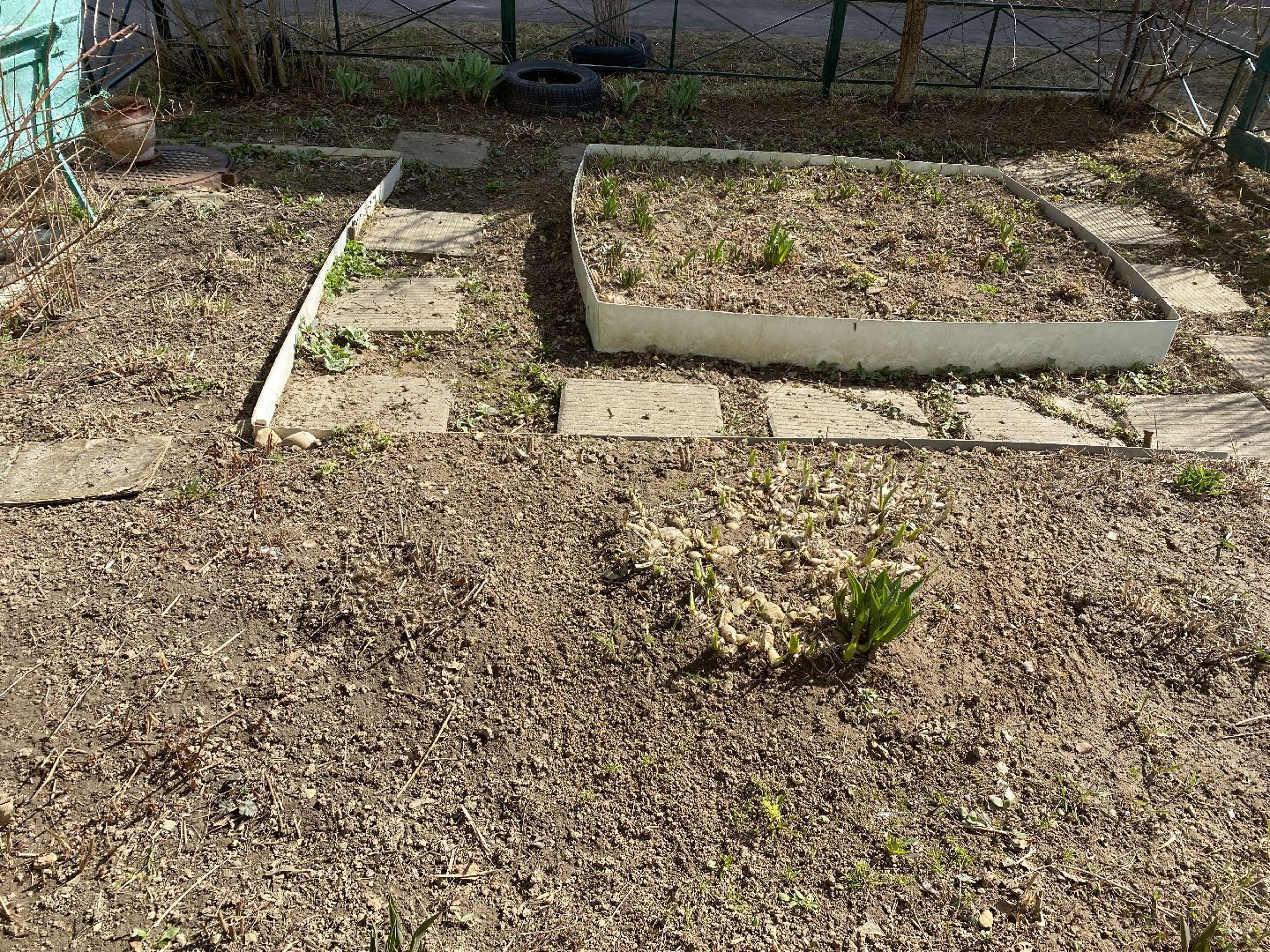 Чехов, перемены, благоустройство, двор, клумба