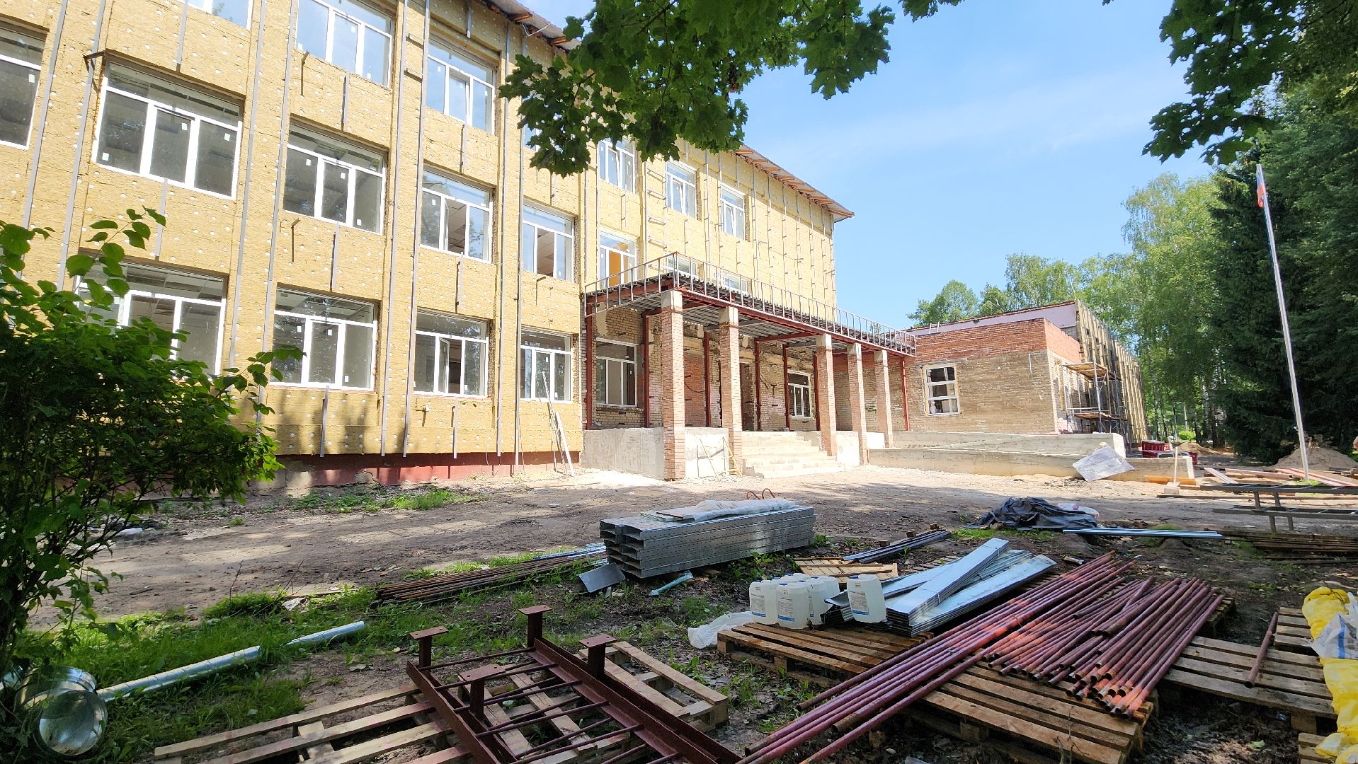 пушкино, ремонт школы, капитальный ремонт, дети, образование, строительные работы,отделочные работы,