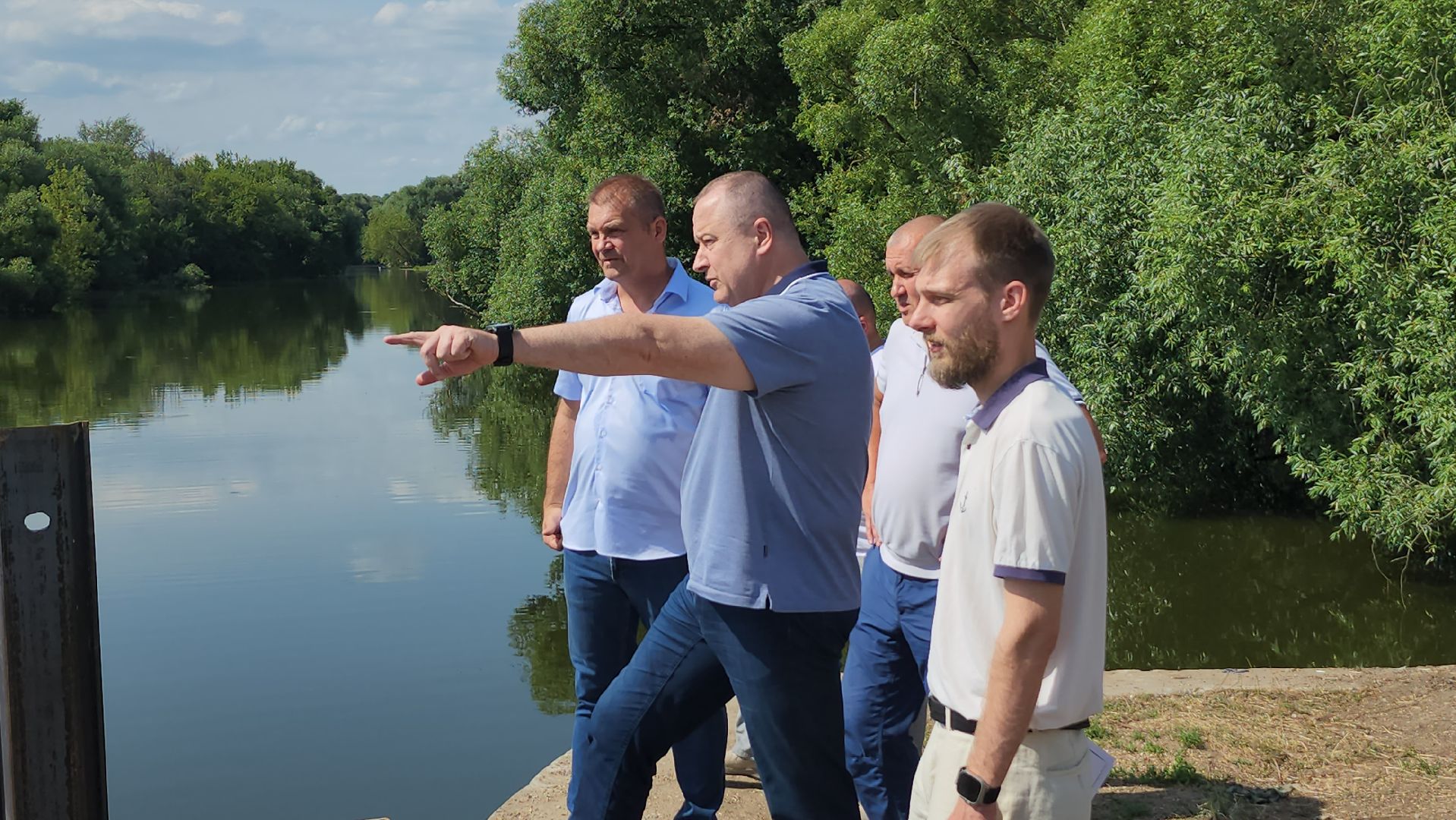 серпухов, плотина, река нара, реконструкция плотины, глава городского округа, рабочий выезд,