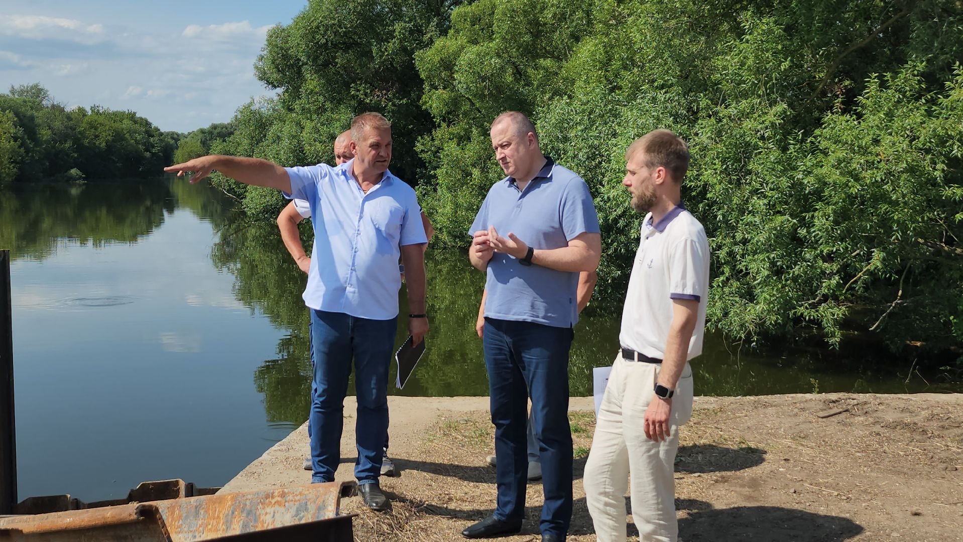 серпухов, плотина, река нара, реконструкция плотины, глава городского округа, рабочий выезд,